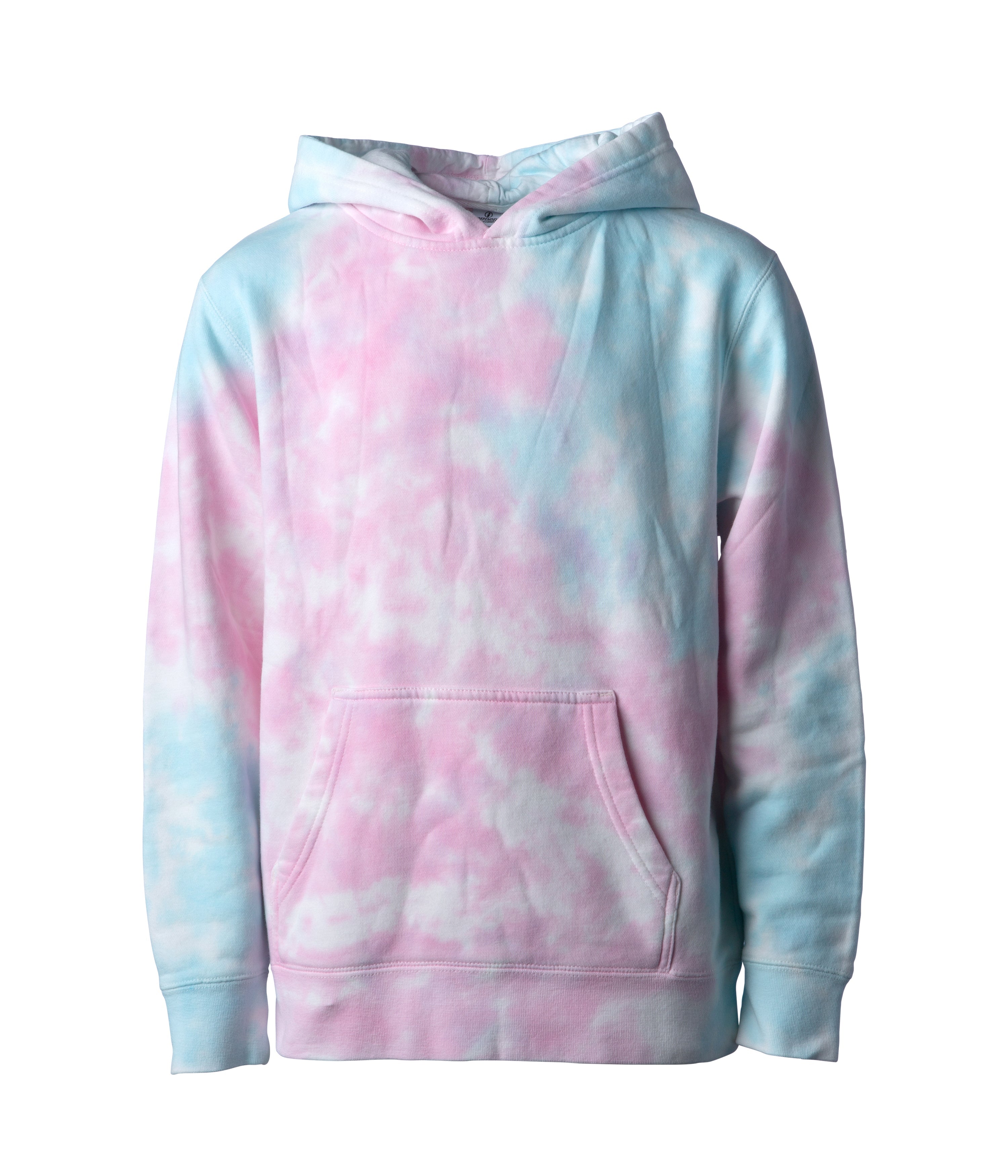 Independent Trading Company Youth Midweight Tie Dye Hooded Pullover - view 2