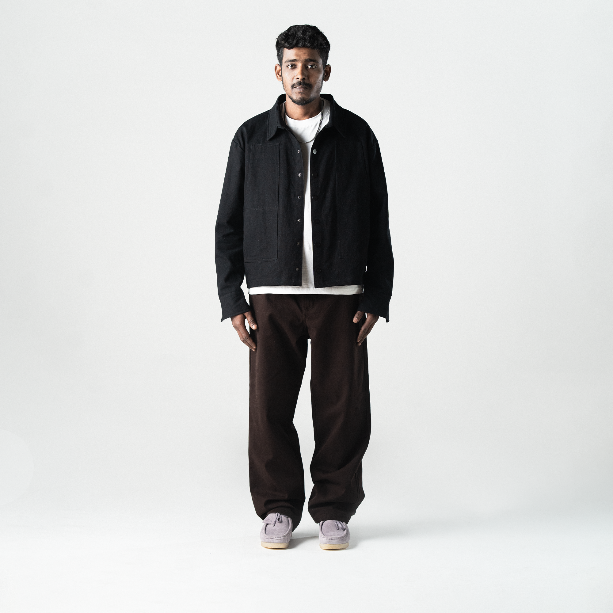 Superkicks | ESSENTIAL CARGO JACKET { BLACK - view 2