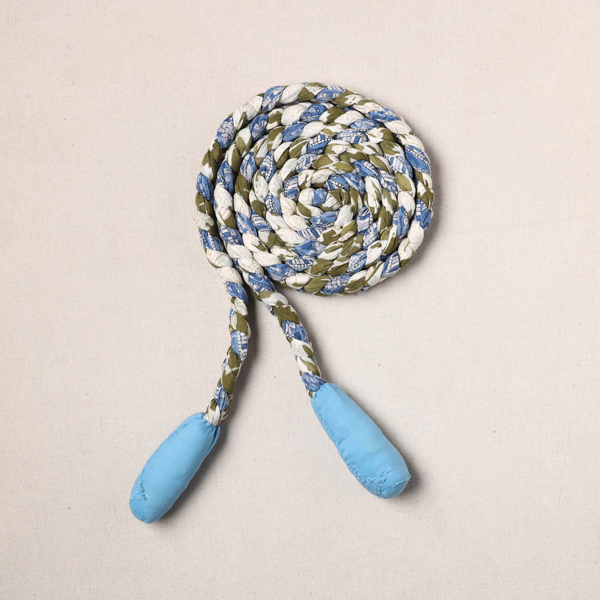 NOORI BAZAR Handmade Upcycled Fabric Skipping Rope 06