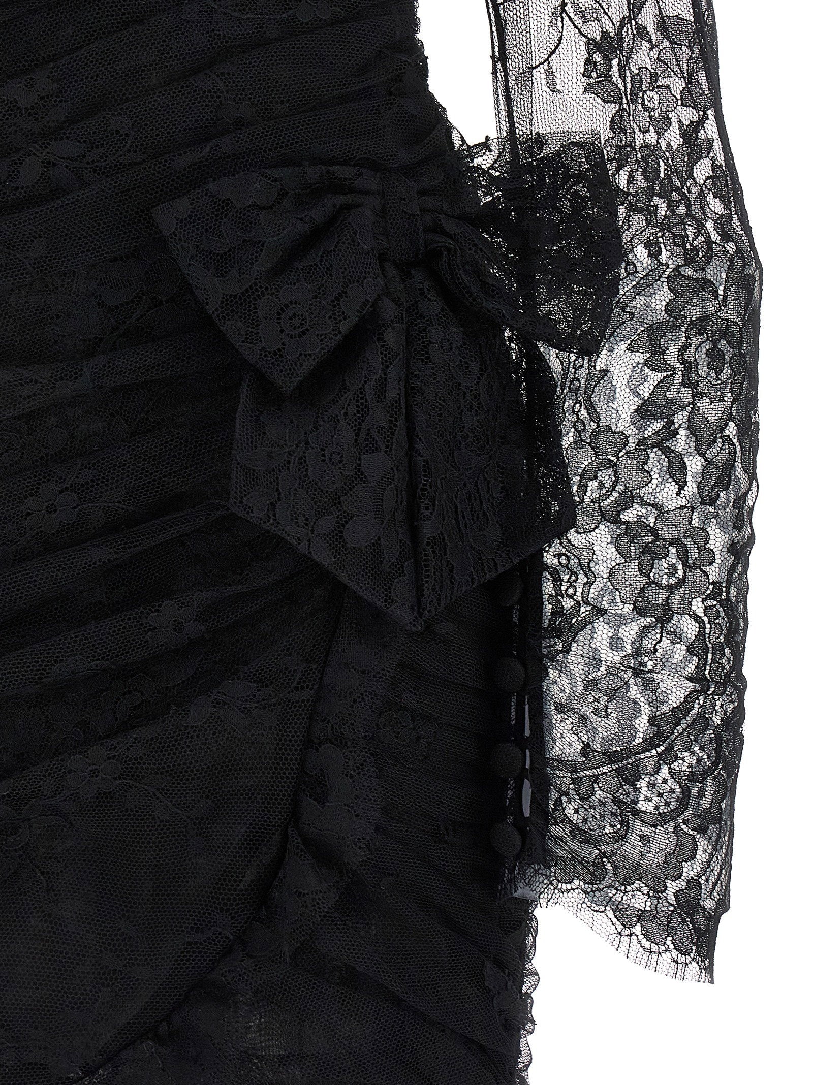 Alessandra Rich Draped Dress. – 55% gots 45% pa - view 4
