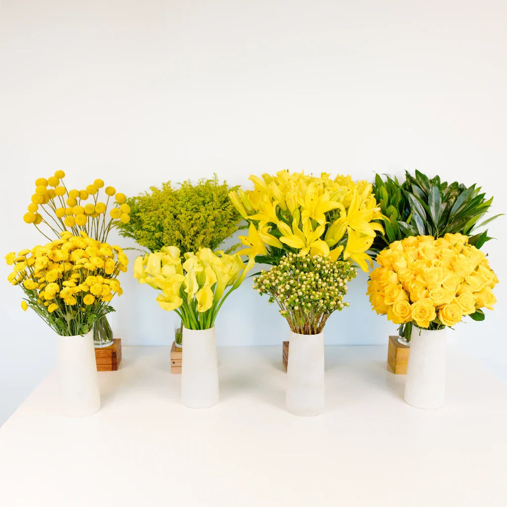 FiftyFlowers Mellow Yellow DIY Flower Kit - view 2