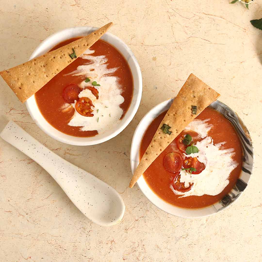 Wonderchef Teramo Stoneware Soup Bowl - Marble White (Set of 2). - view 4