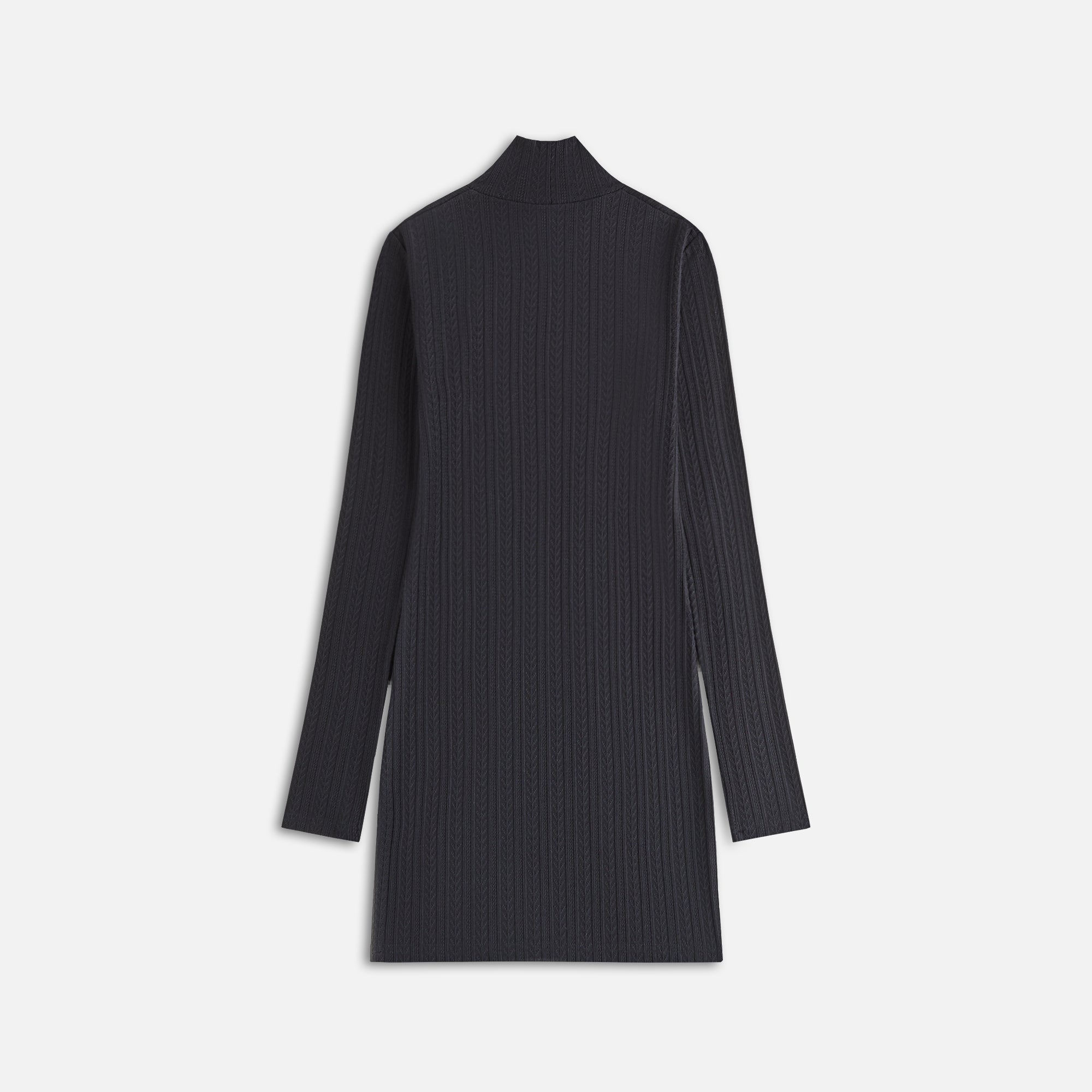Kith Women Brier Pointelle Turtleneck Mini Dress - Black - view 3