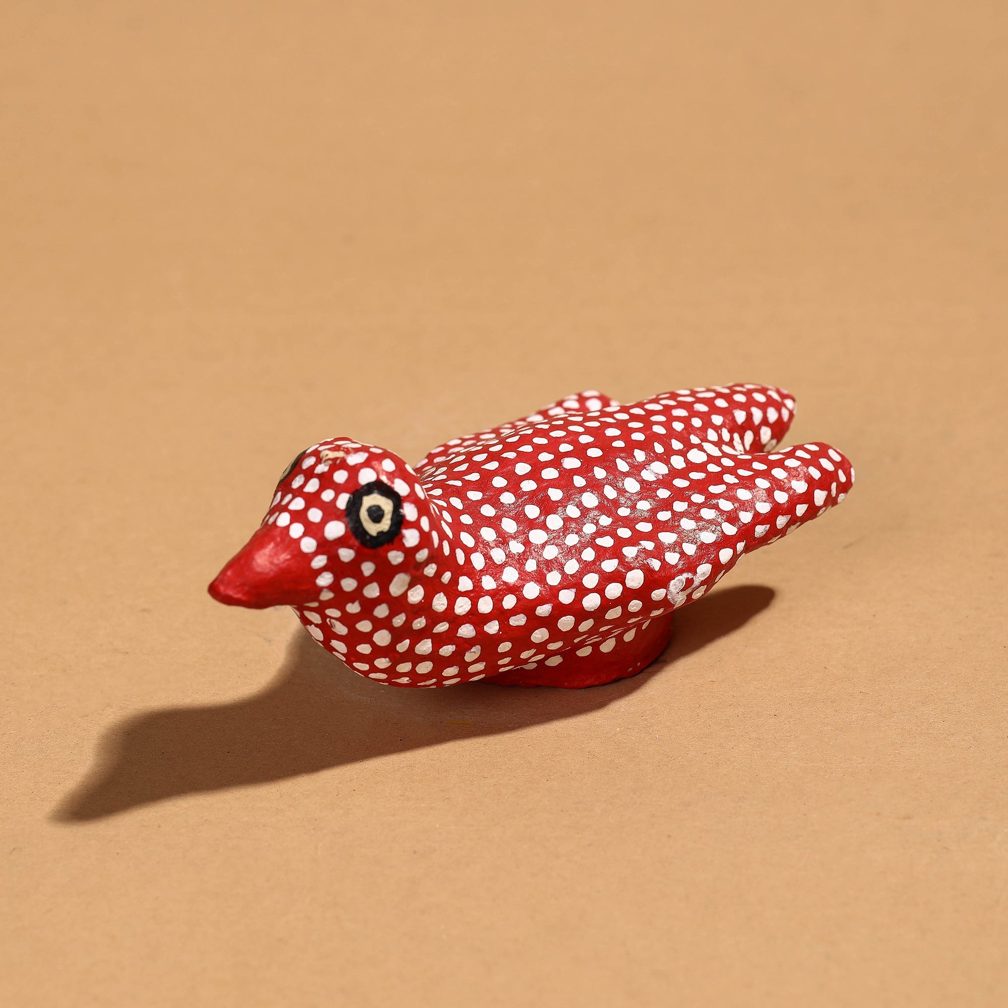 ITOKRI CRAFTS INITIATIVE Bird - Madhubani Handpainted Paper Mache Home Decor Item