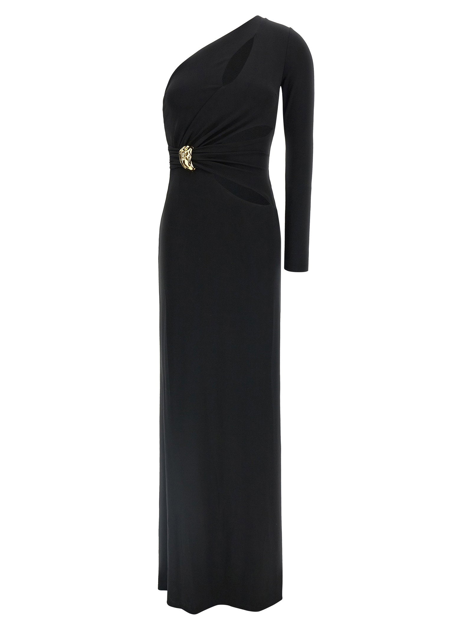 Elisabetta Franchi Red Carpet Dress – 96% viscose, 4% elastane