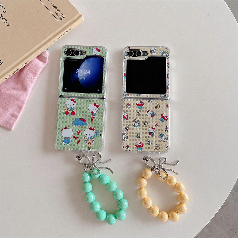 Peeperly Hello Kitty Flip Case with Beaded Bracelet - Samsung