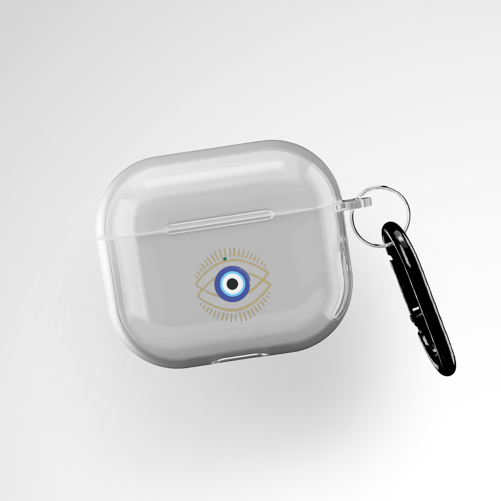 Cover It Up Evil Eye Clear Airpods Pro 2 Case Covers