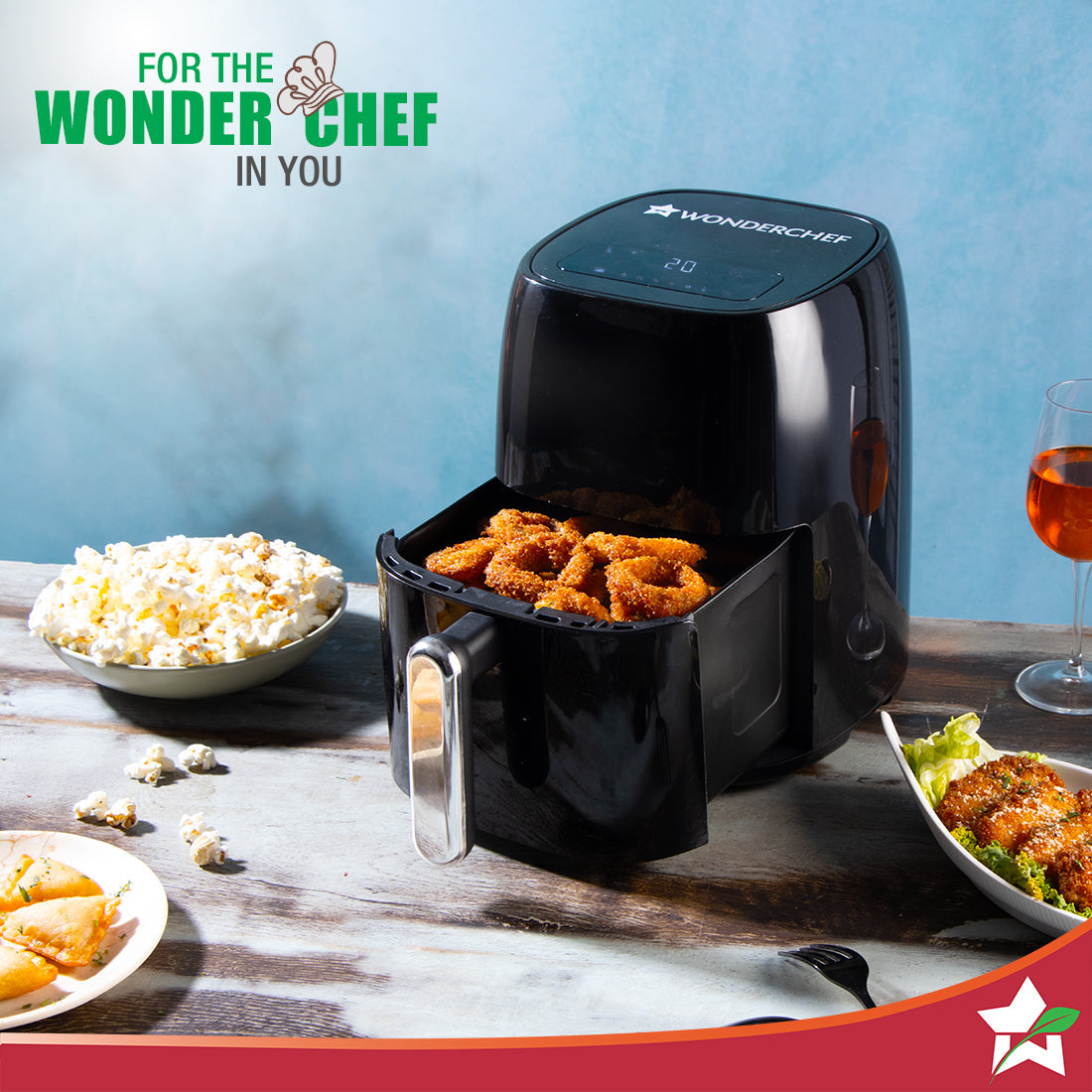 Neo Digital Air Fryer | Rapid Air Technology | 6 Pre-Set Menu Options by blacktree - view 6