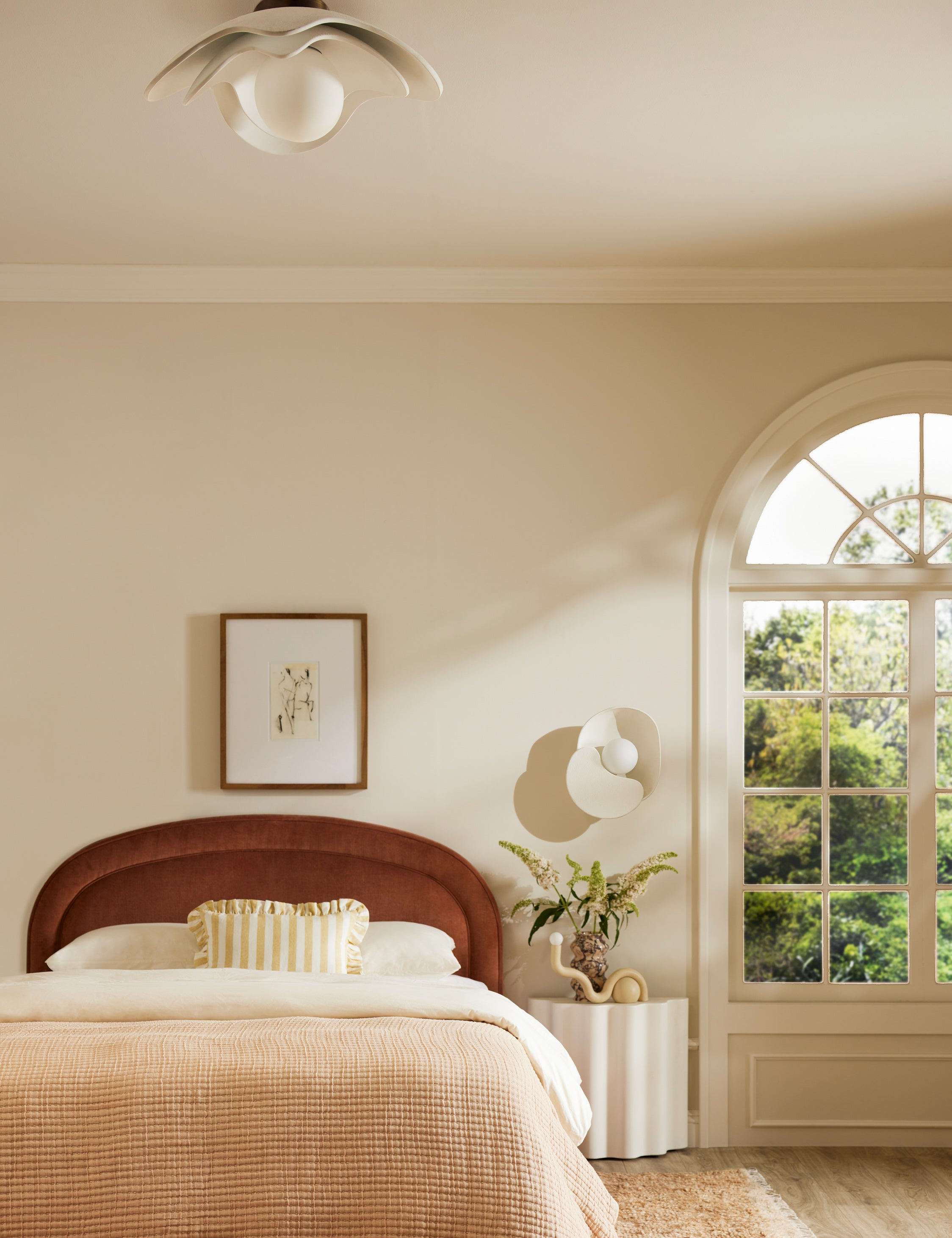 Lulu and Georgia Soft Petal Flush Mount Light by Lolly Lolly Ceramics - view 2
