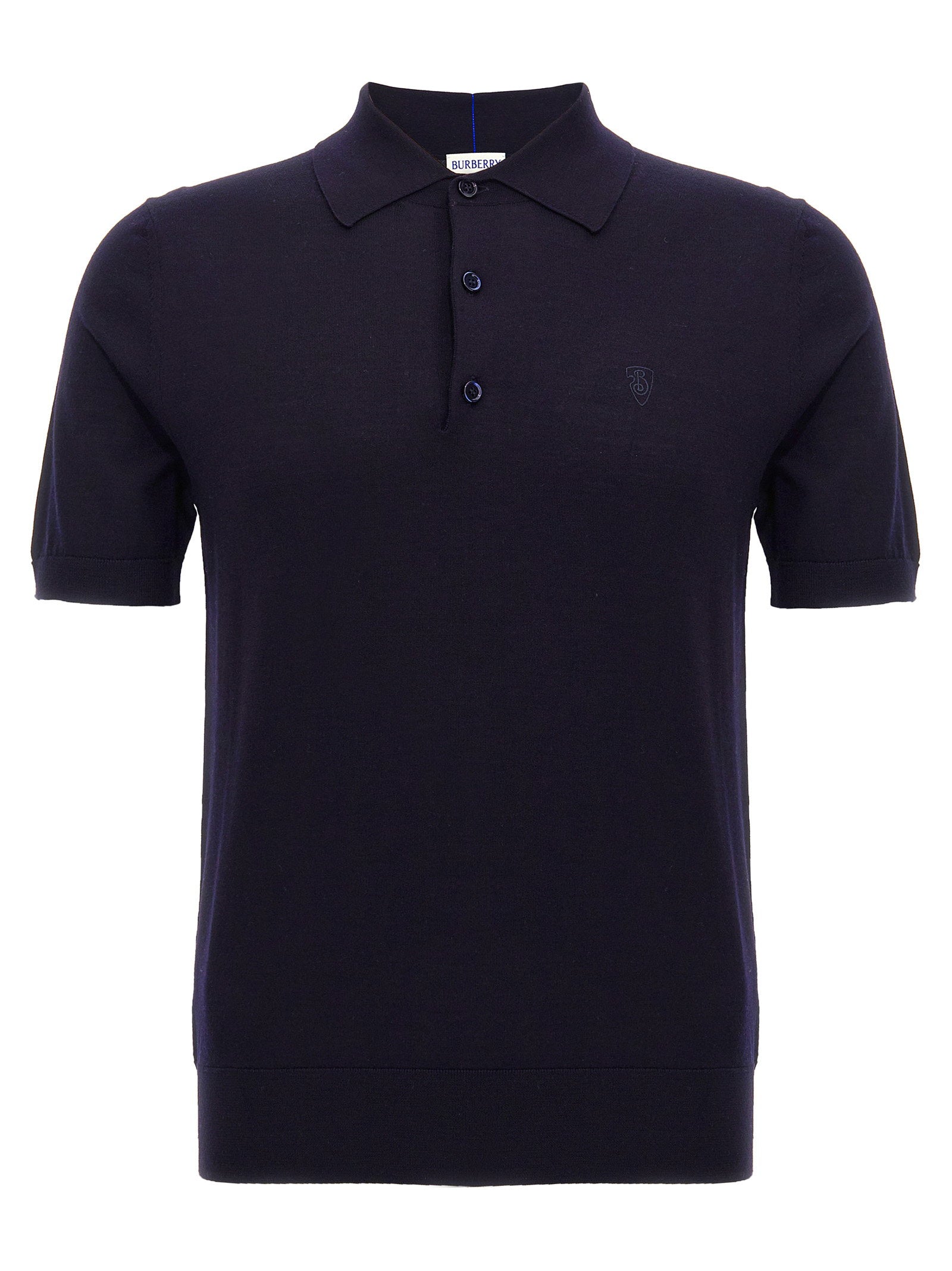 Burberry Wool Polo Shirt – 100% wool
