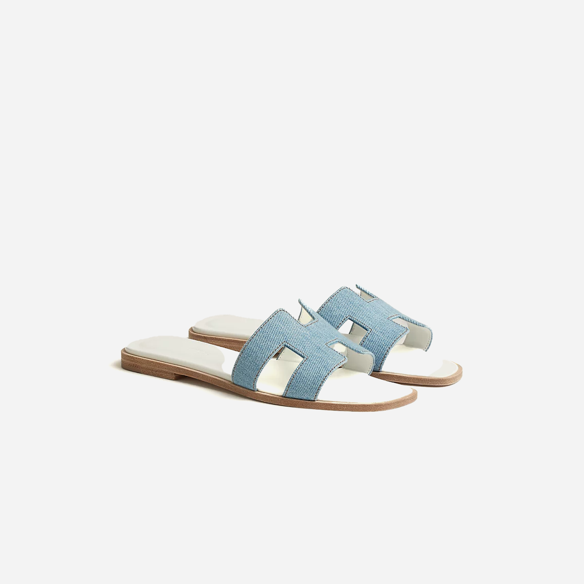 Hermes Oran sandal Bleu Clair - view 2
