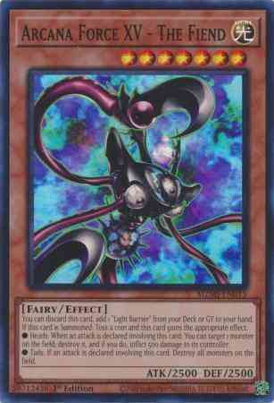Yu-Gi-Oh! Arcana Force XV - The Fiend - MZMI-EN015 - Super Rare - 1st Edition