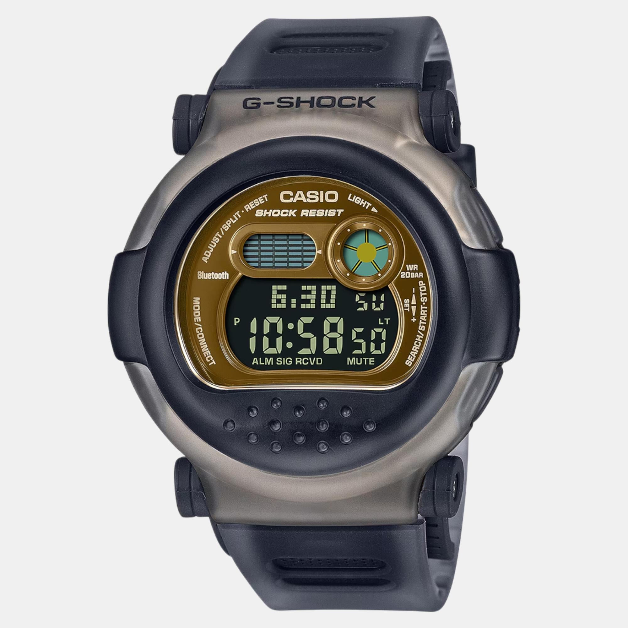 Casio G-Shock Men Quartz Grey Dial Digital Resin Watch G1343
