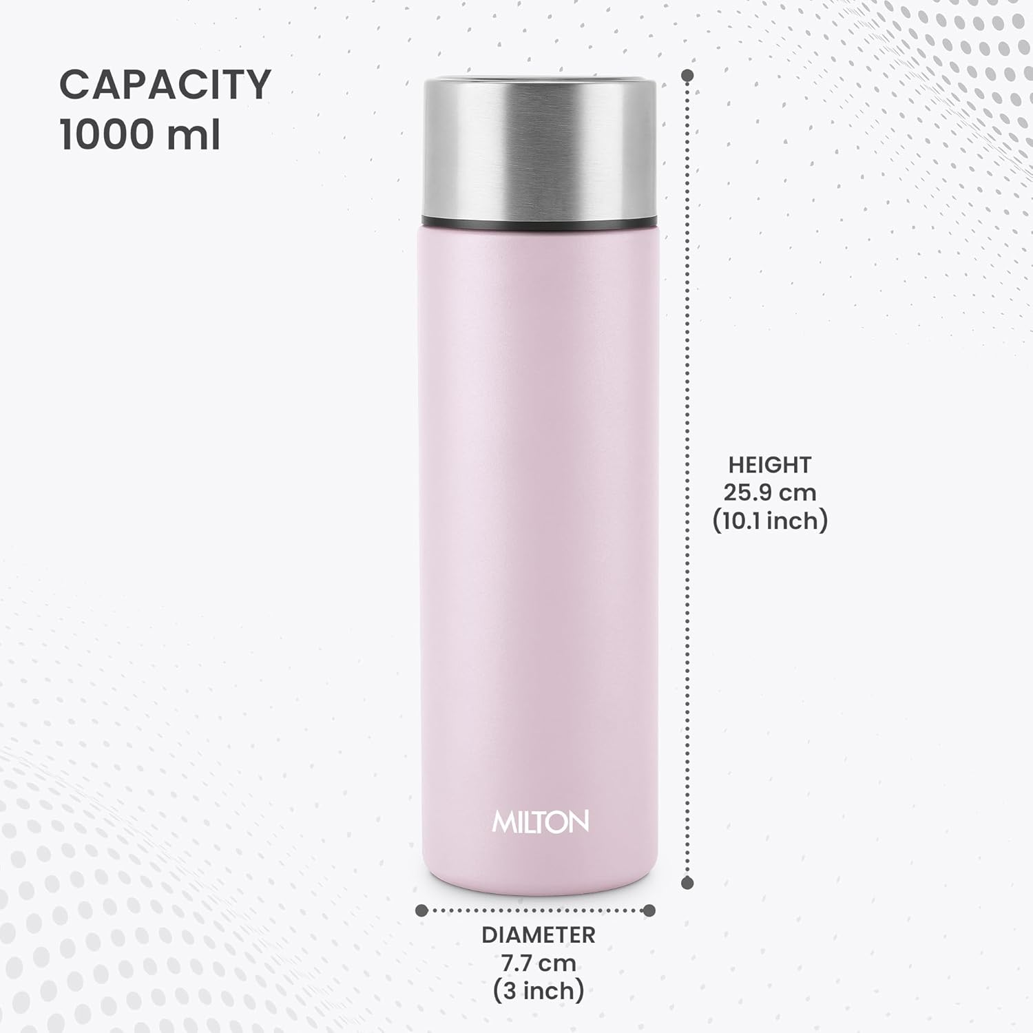 Milton 1000 Glide Stainless Steel Water Bottle | 1 Pc - view 6
