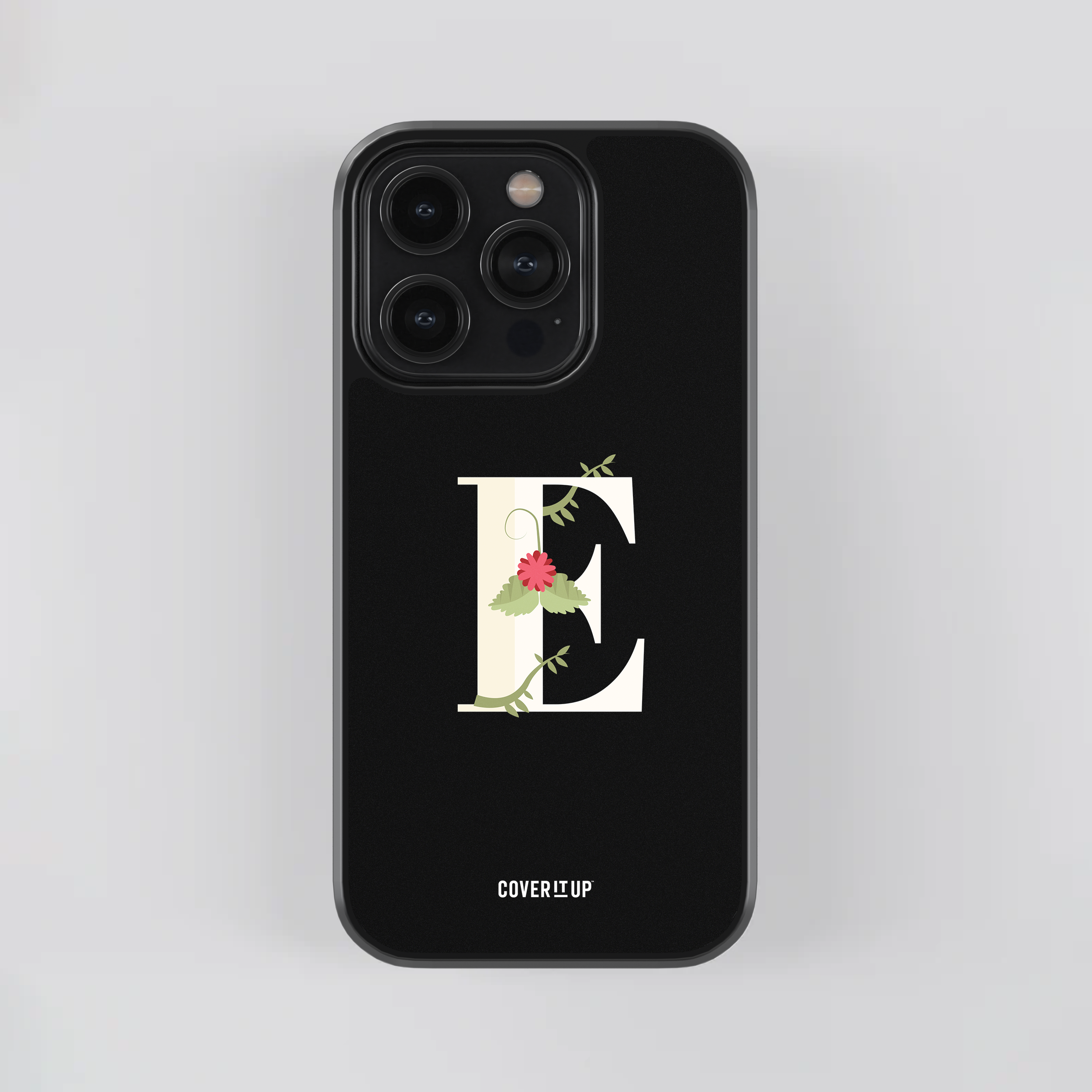 Design Phone Cases Limited Edition Floral Initial Glass Case - view 10