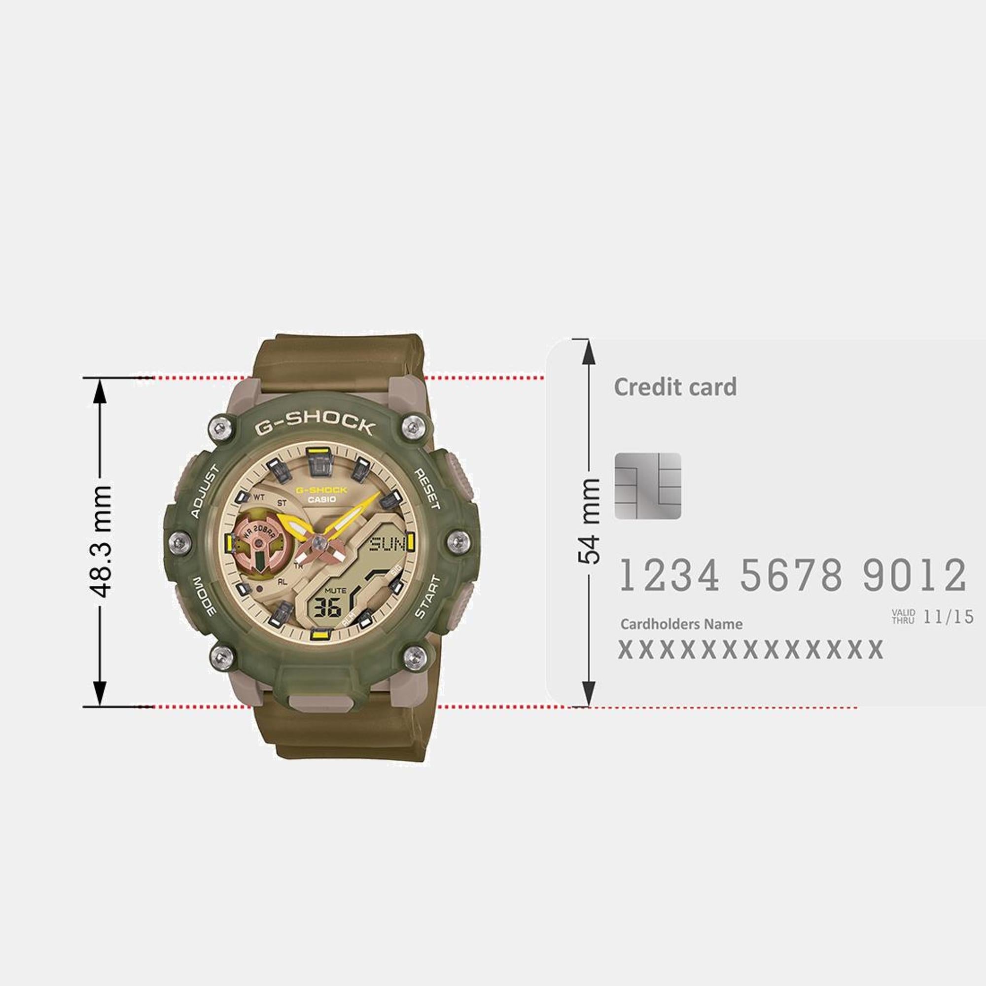 Casio G-Shock Women Quartz Green Dial Analog-Digital Resin Watch G1421 - view 7