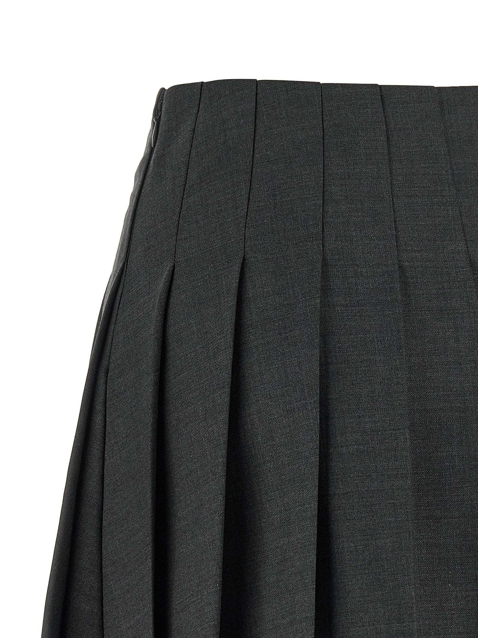Self-Portrait Pleated Skirt – 51% polyester 49% wool - view 4