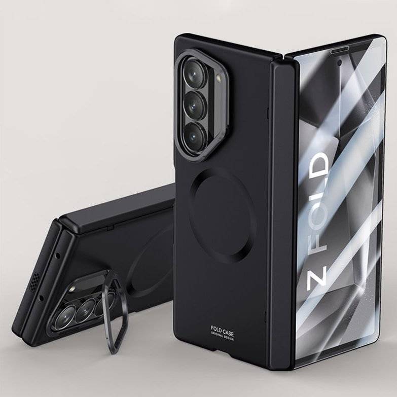Million Cases Galaxy Z Fold Series Prime Cam Kickstand Armor Case
