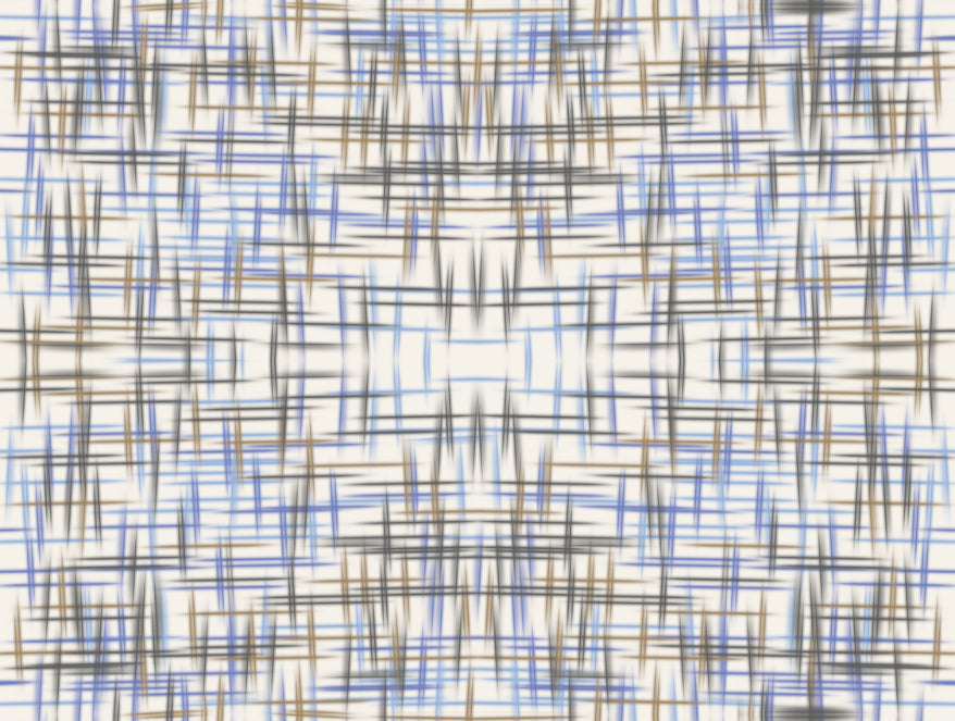 Spaces India Geometric Ink Blue - Dark Blue 100% Cotton Double Bedsheet - Atrium Plus By Spaces - view 6