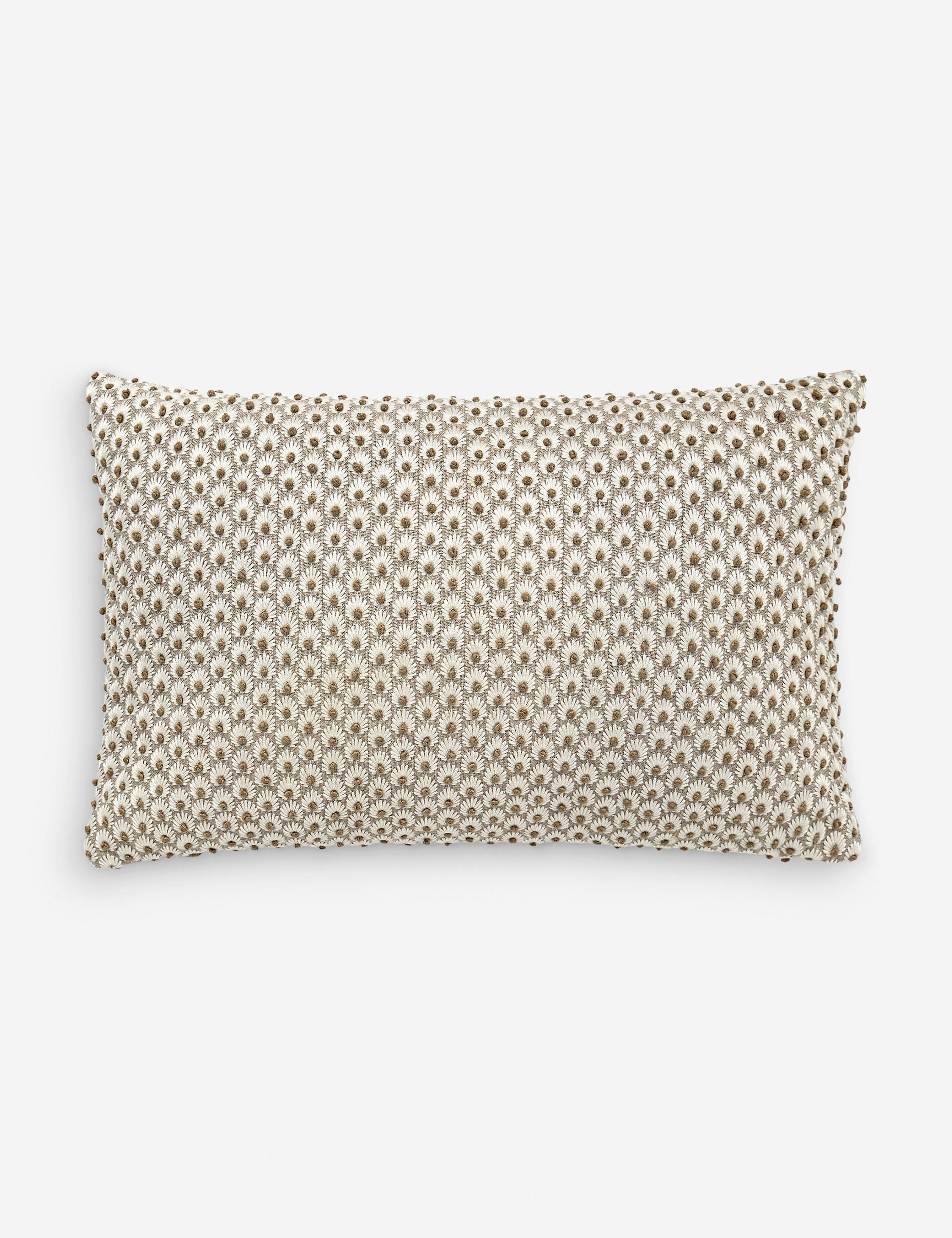 Lulu and Georgia Fleur Embroidered Pillow by Scalamandre
