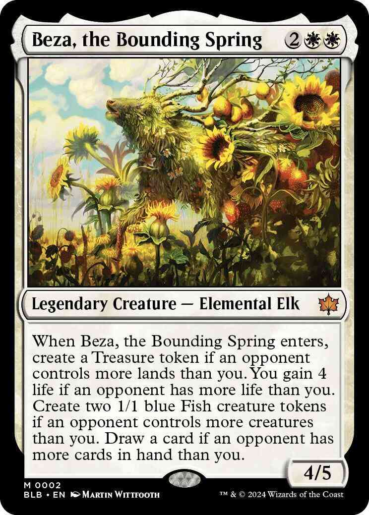 Beza the bounding – Magic Beza, the Bounding Spring [2] [Bloomburrow] [Non-Foil]