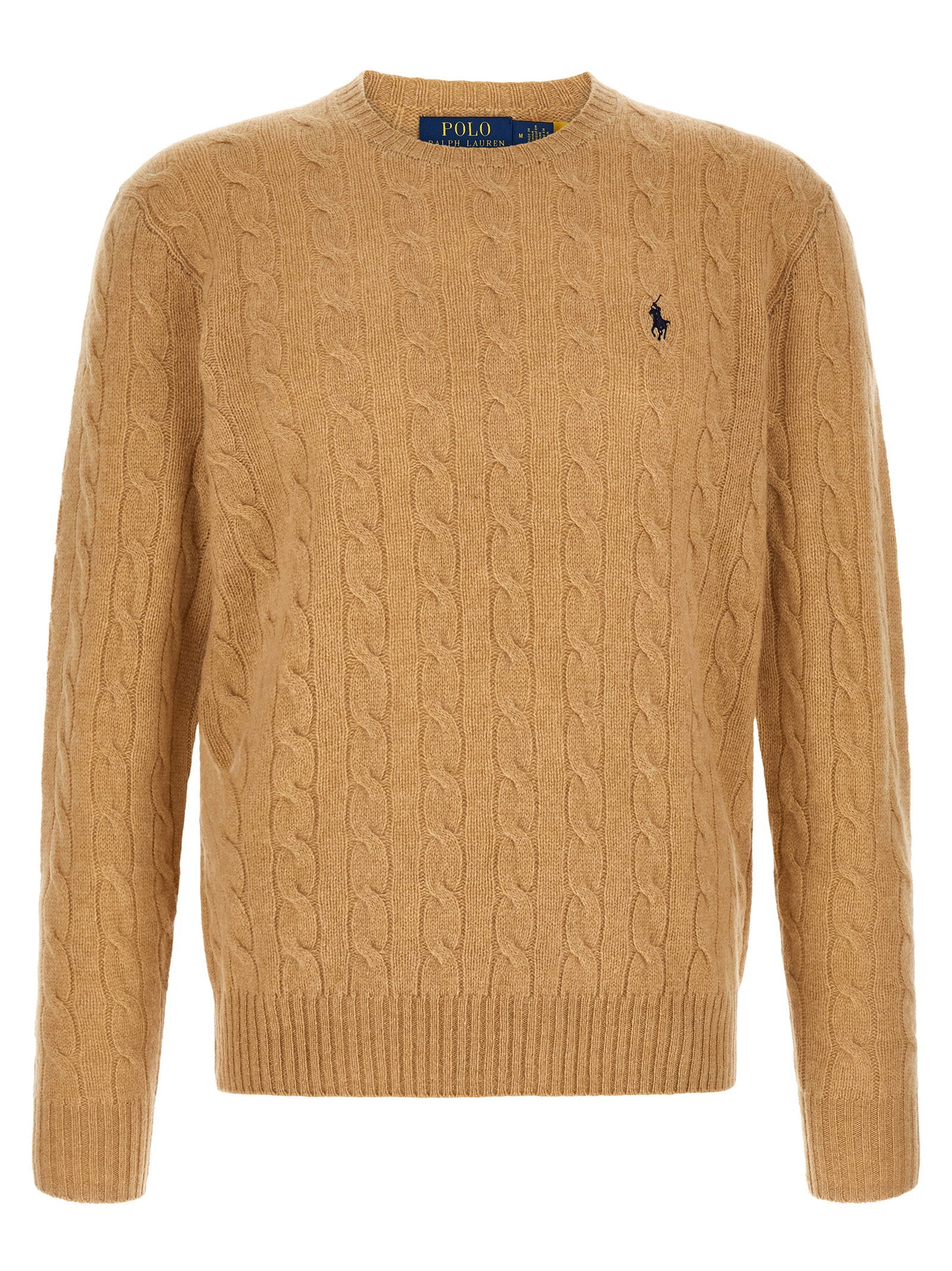 Polo Ralph Lauren Braided Sweater – 90% wool, 10% cashmere