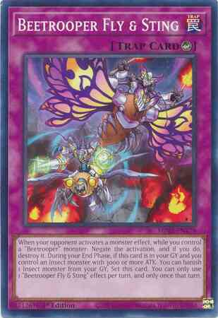 Beetrooper fly sting – Yu-Gi-Oh! Beetrooper Fly & Sting - MP22-EN179 - Common - 1st Edition