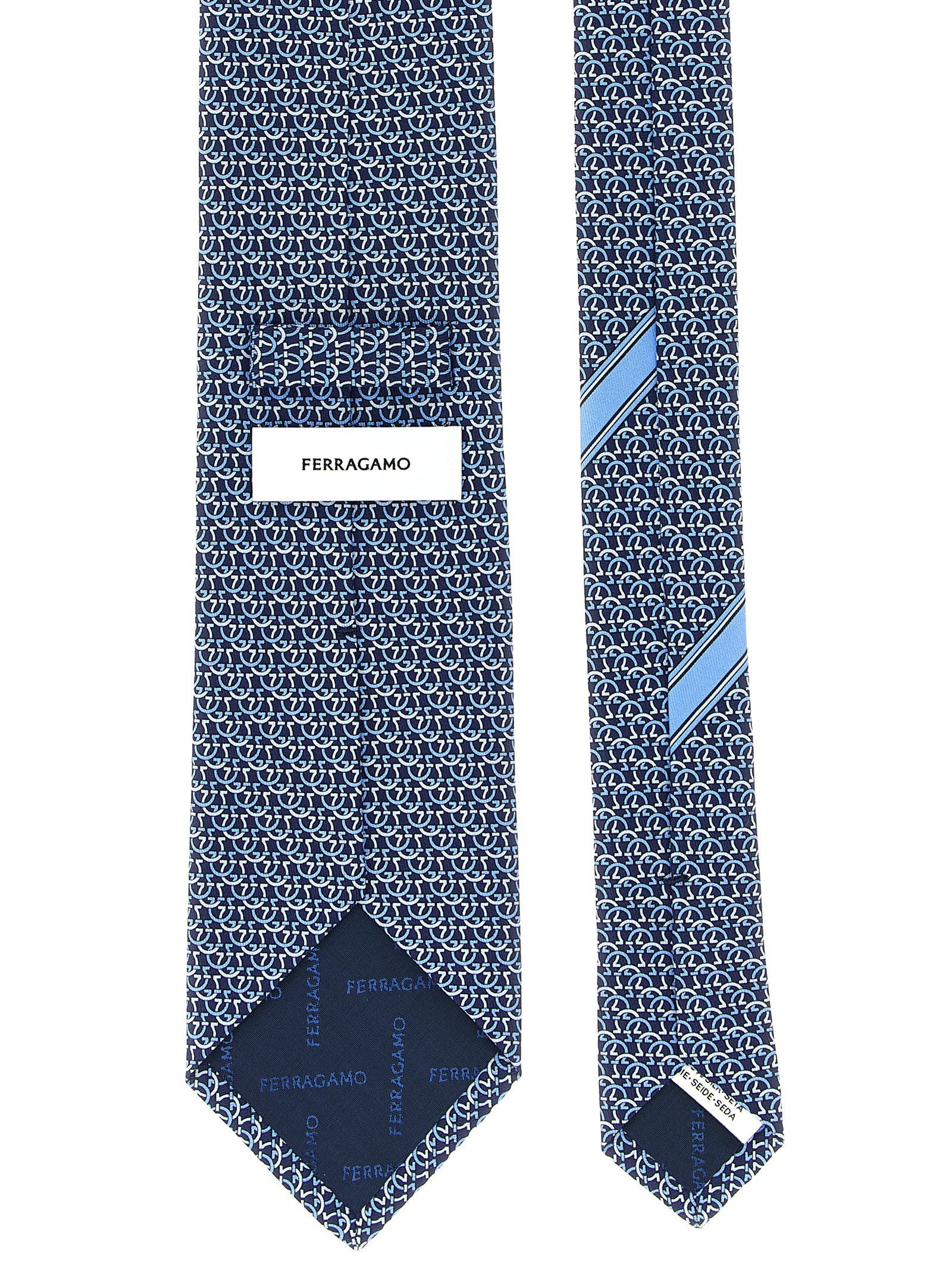 Ferragamo Cerchio Tie – 100% silk - view 2