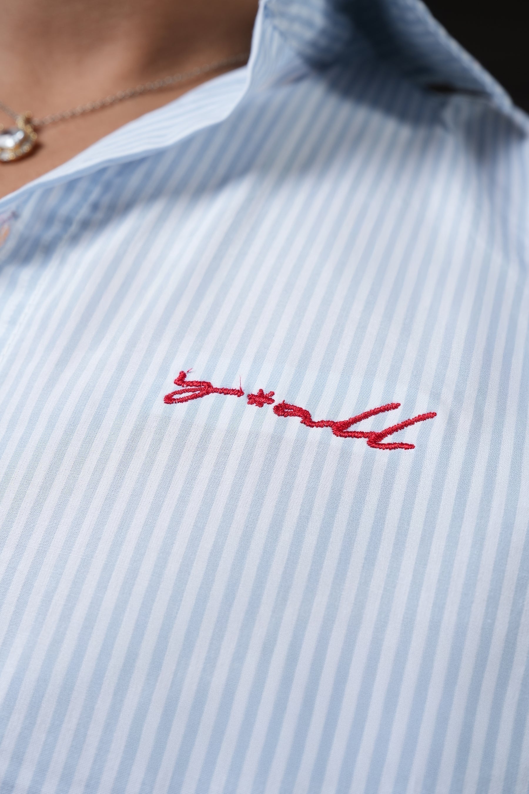 Y*all Still Line - Blue Pinstripe - view 4