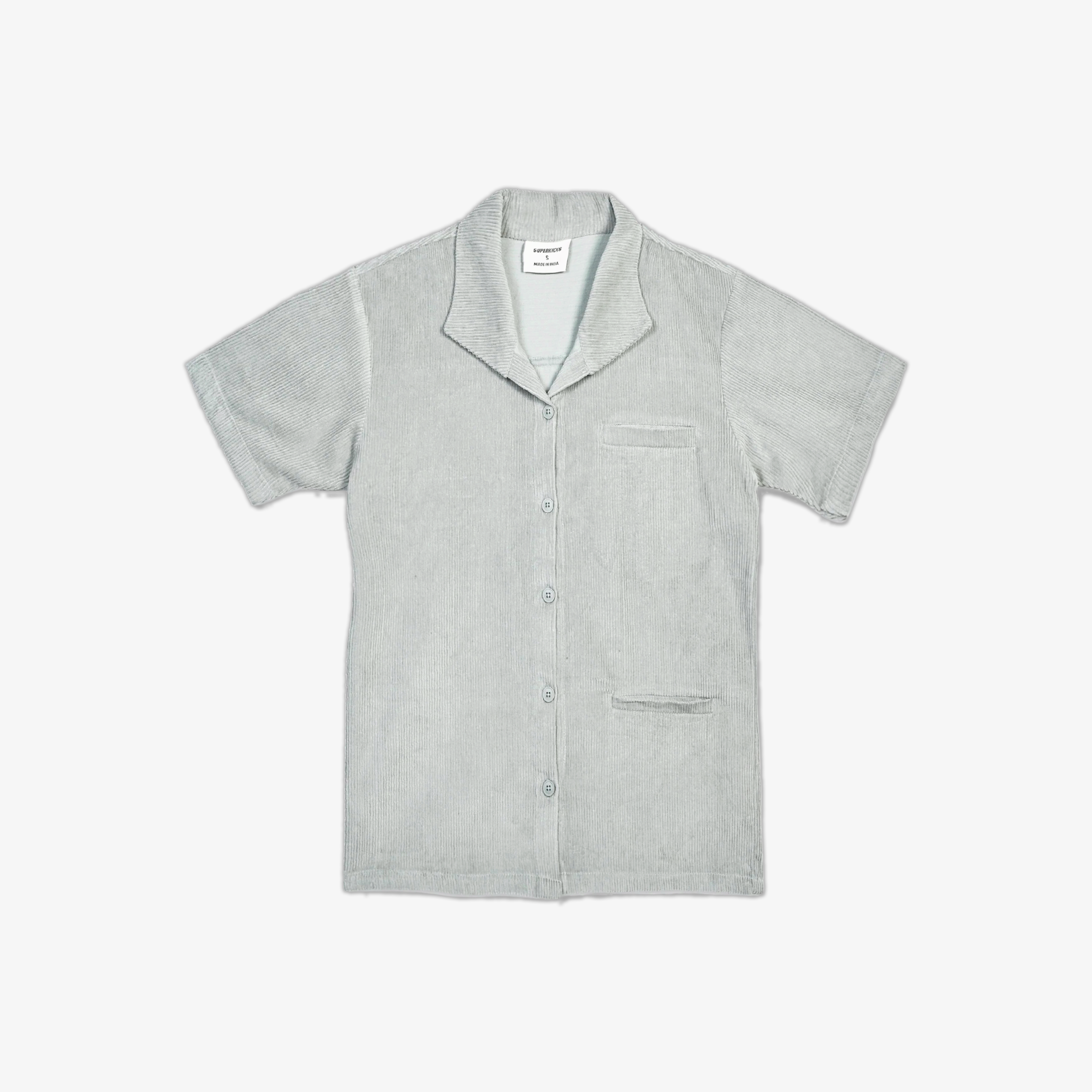 Corduroy shirt slate – Superkicks | Corduroy Shirt { Slate Grey