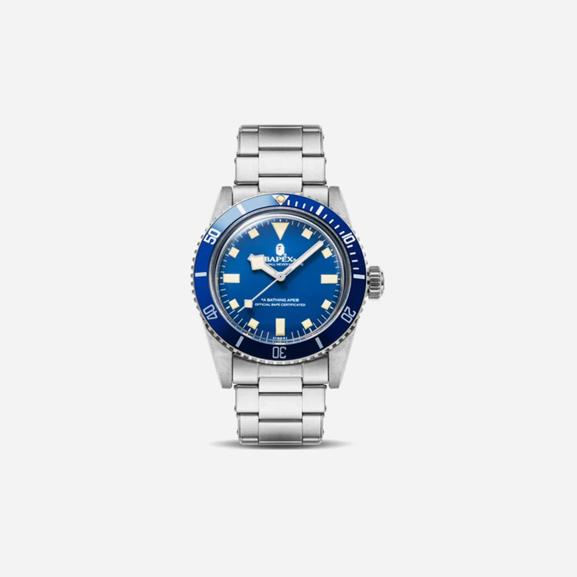 AAPE BY BATHING APE BAPE Classic Type 1 Bapex Watch Blue