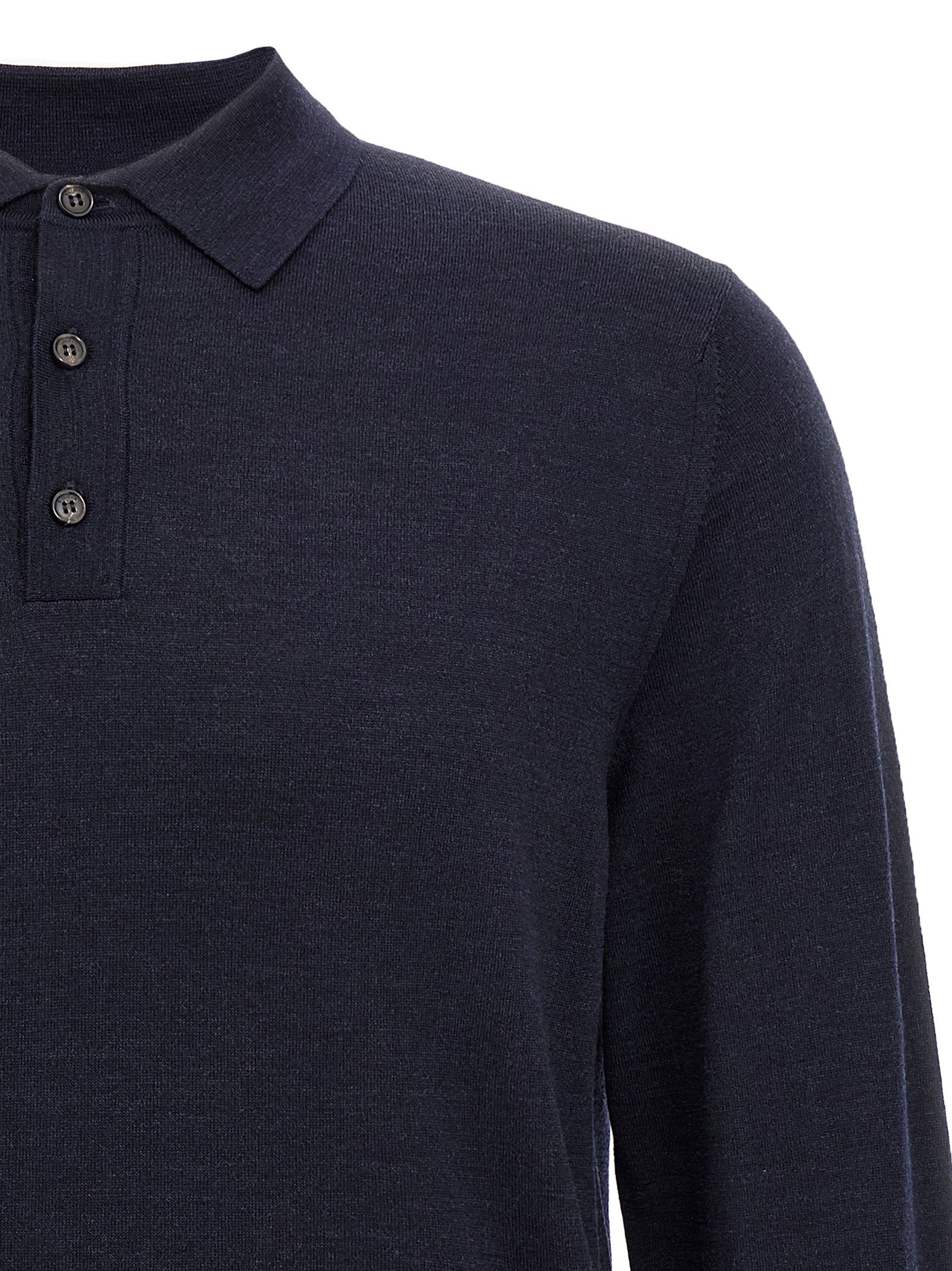 Zanone Virgin Wool Polo Shirt - view 3
