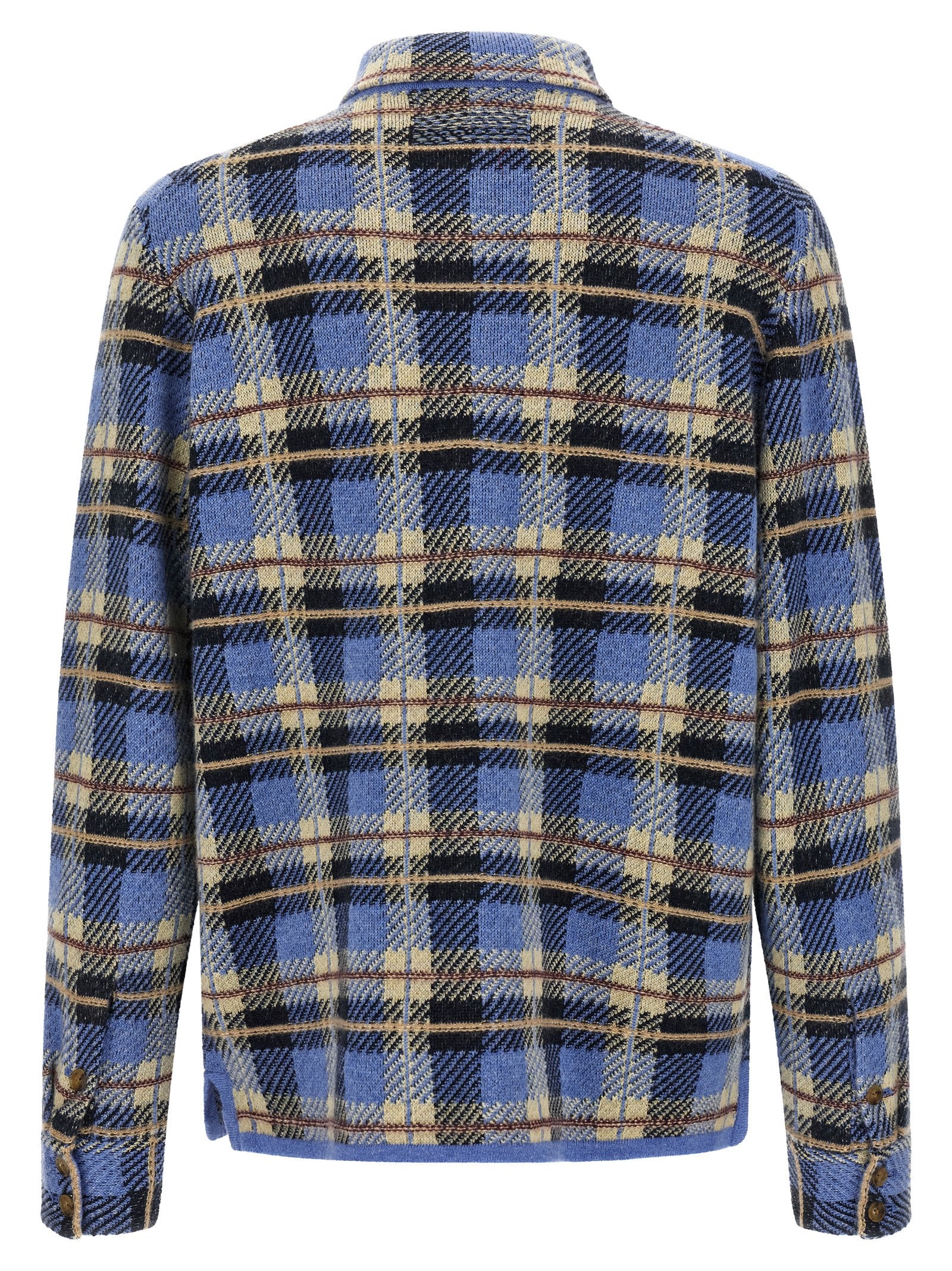 Guest In Residence Plaid Work Shirt – 100% cashmere - view 2