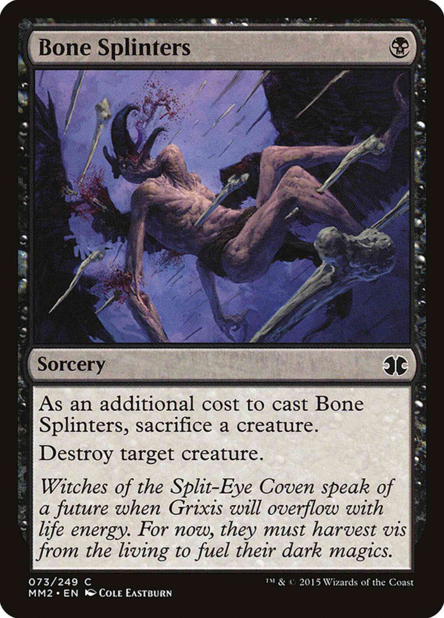 Bone splinters 73 – Magic Bone Splinters [73] [Modern Masters 2015] [Non-Foil]