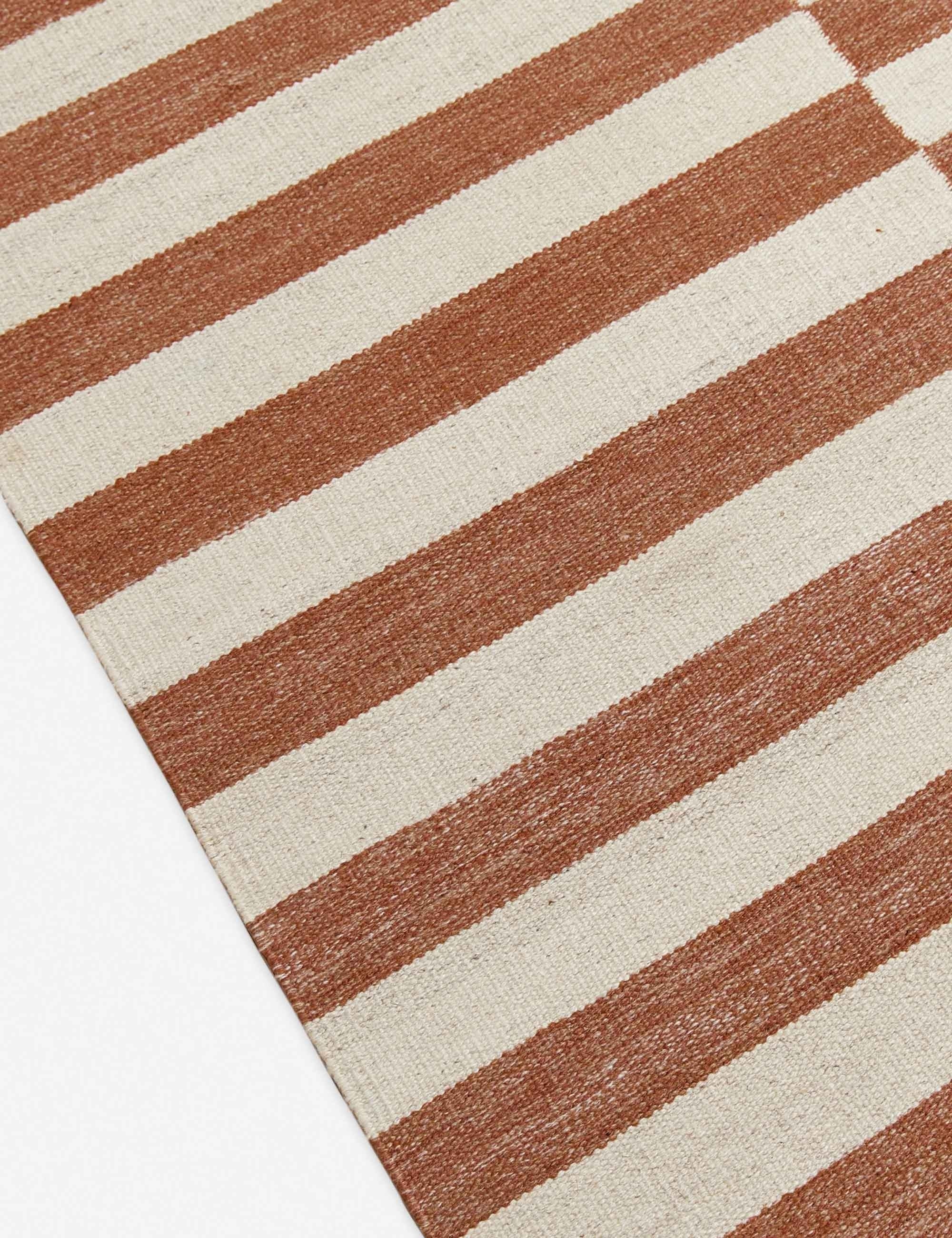 Lulu and Georgia Nurae Rug – Rust - view 9
