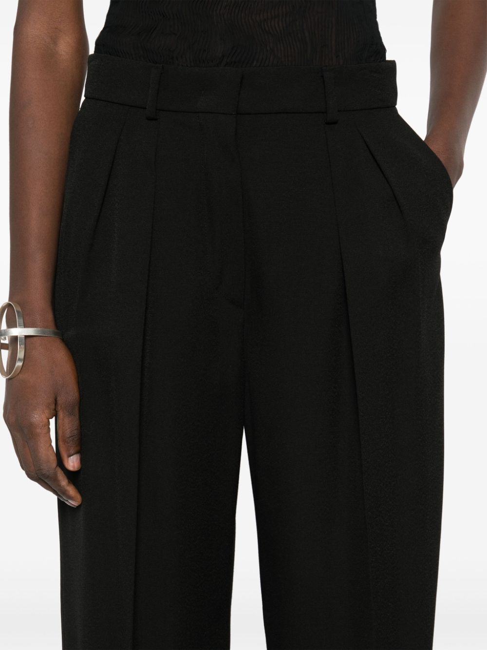 Sportmax Pre Straight-leg trousers – Viscose 93% Polyamide 7% - view 2