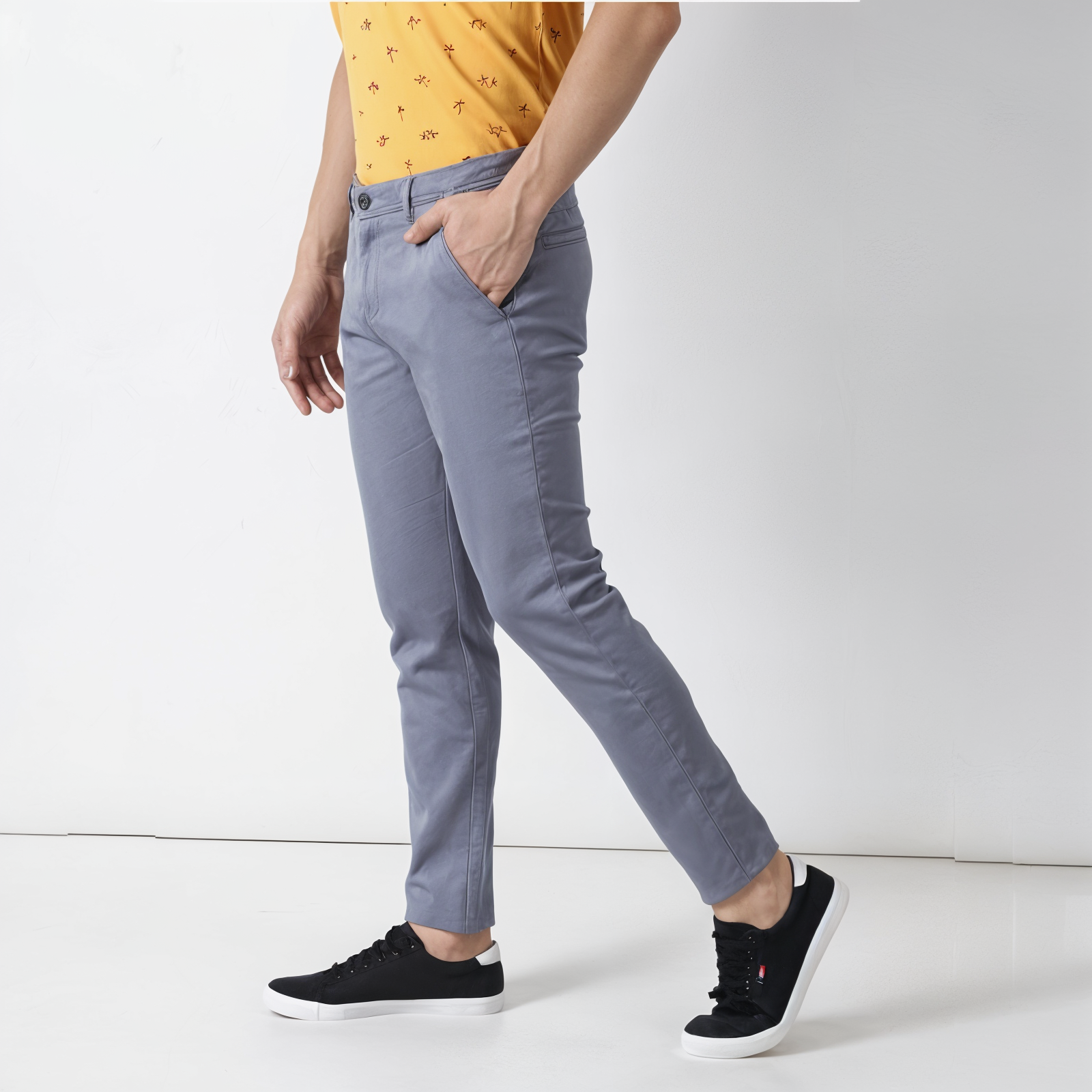 Frankshop Trouser Frankshop Exclusive Casual Pants for Men Grey Color - view 2