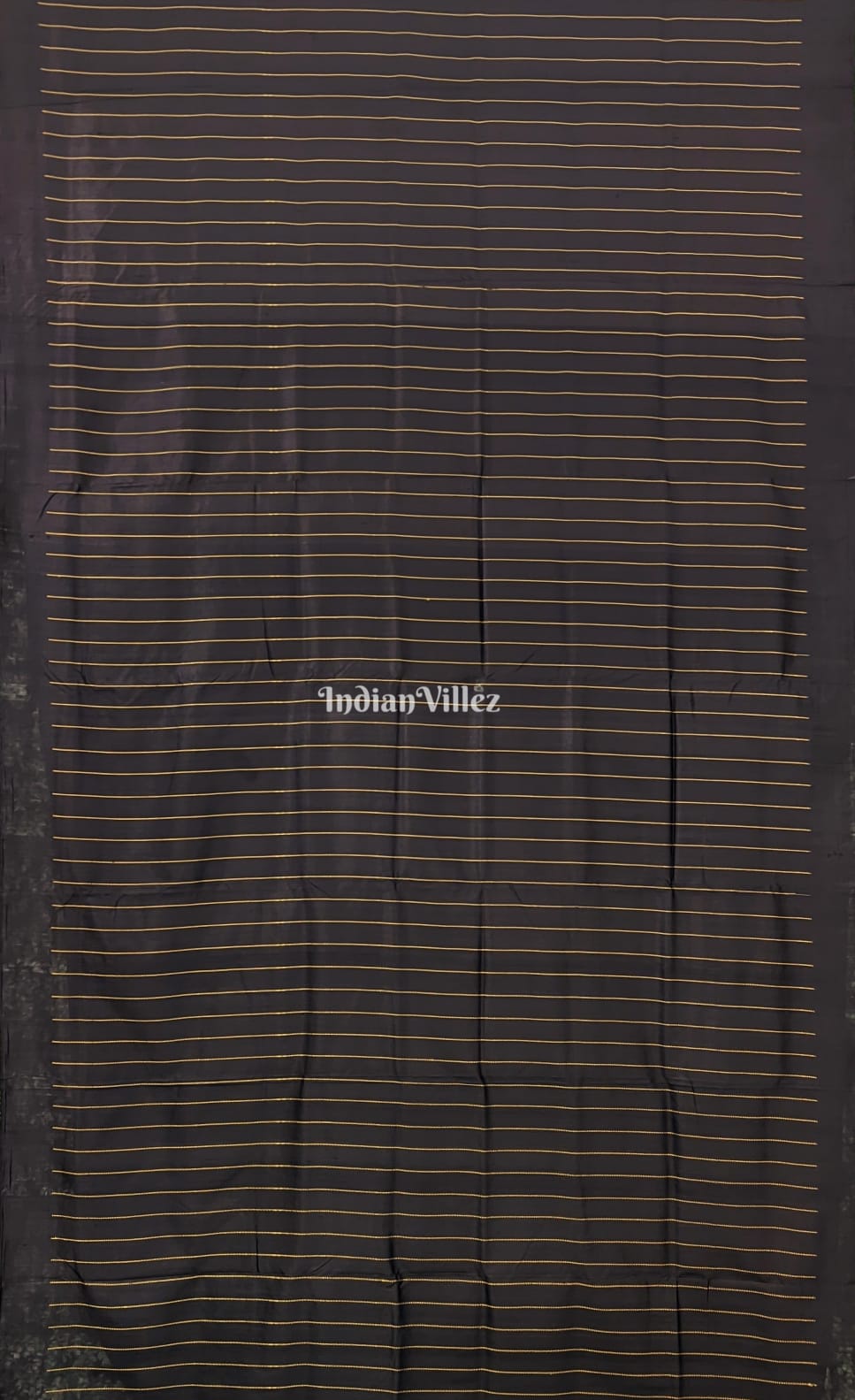 IndianVillèz Black with Mustard Yellow Odisha Ikat Contemporary Silk Saree - view 4