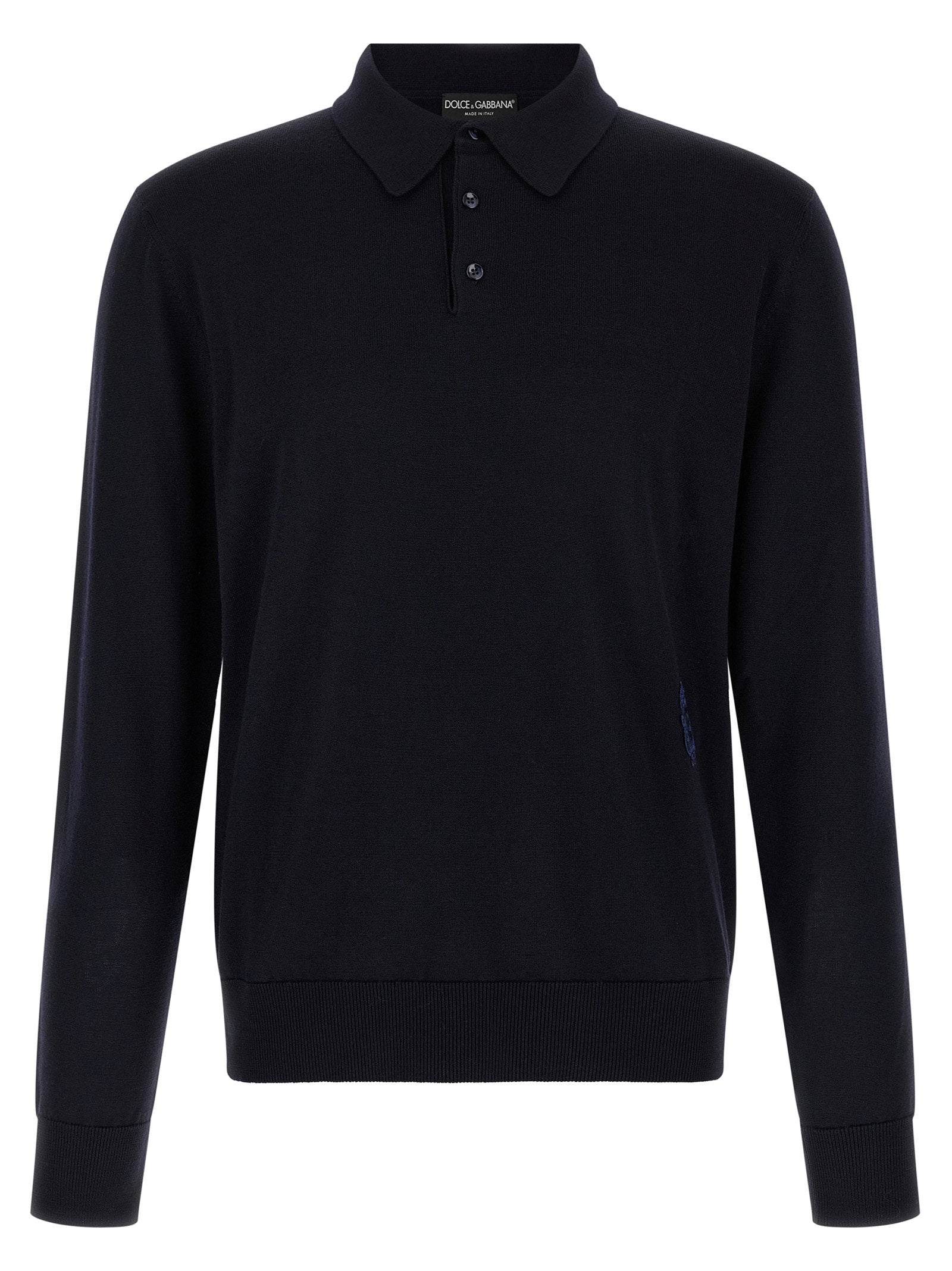 Dolce & Gabbana Virgin Wool Polo Shirt – 100% virgin wool