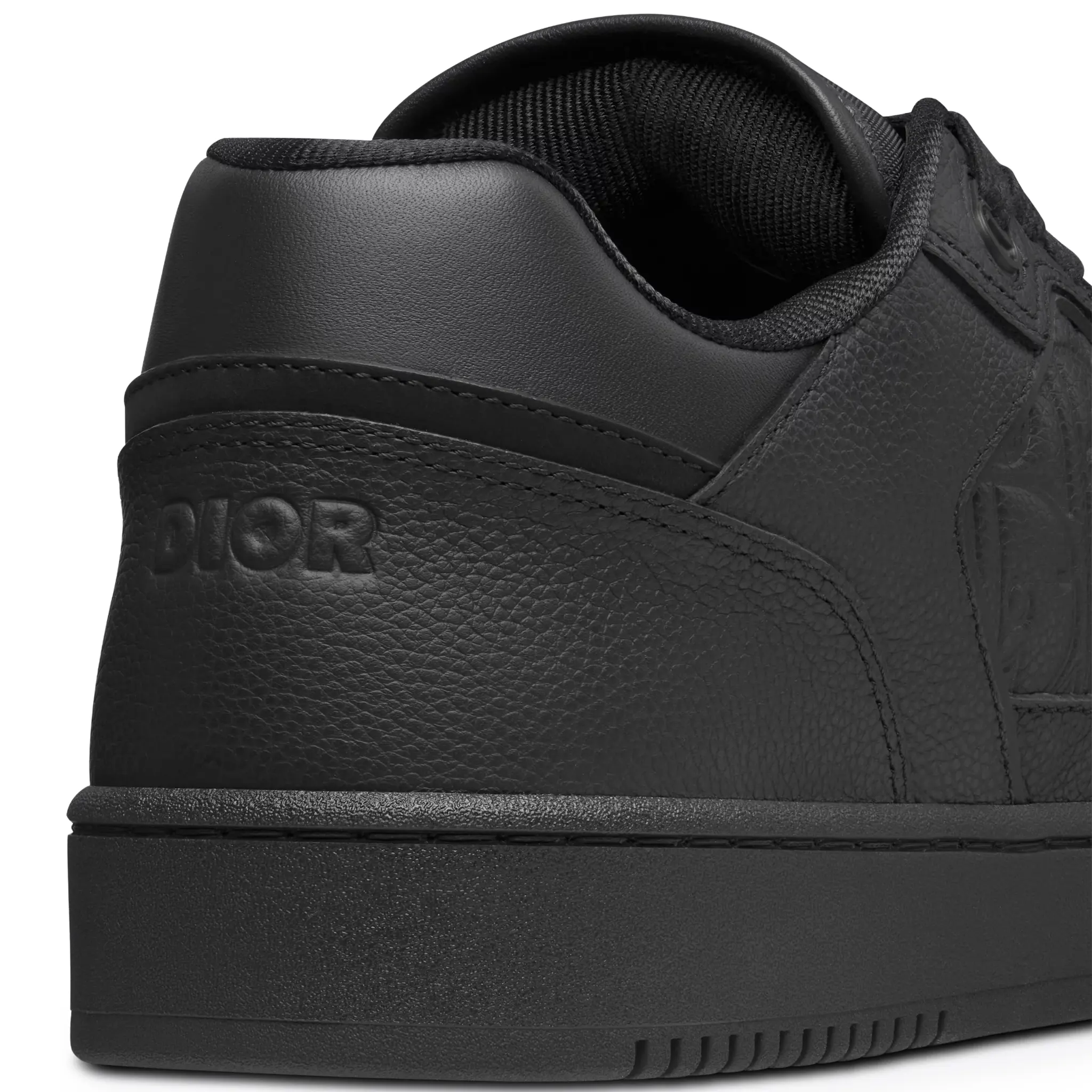 Dior B27 Uptown Black Grained Calfskin Sneaker - view 4