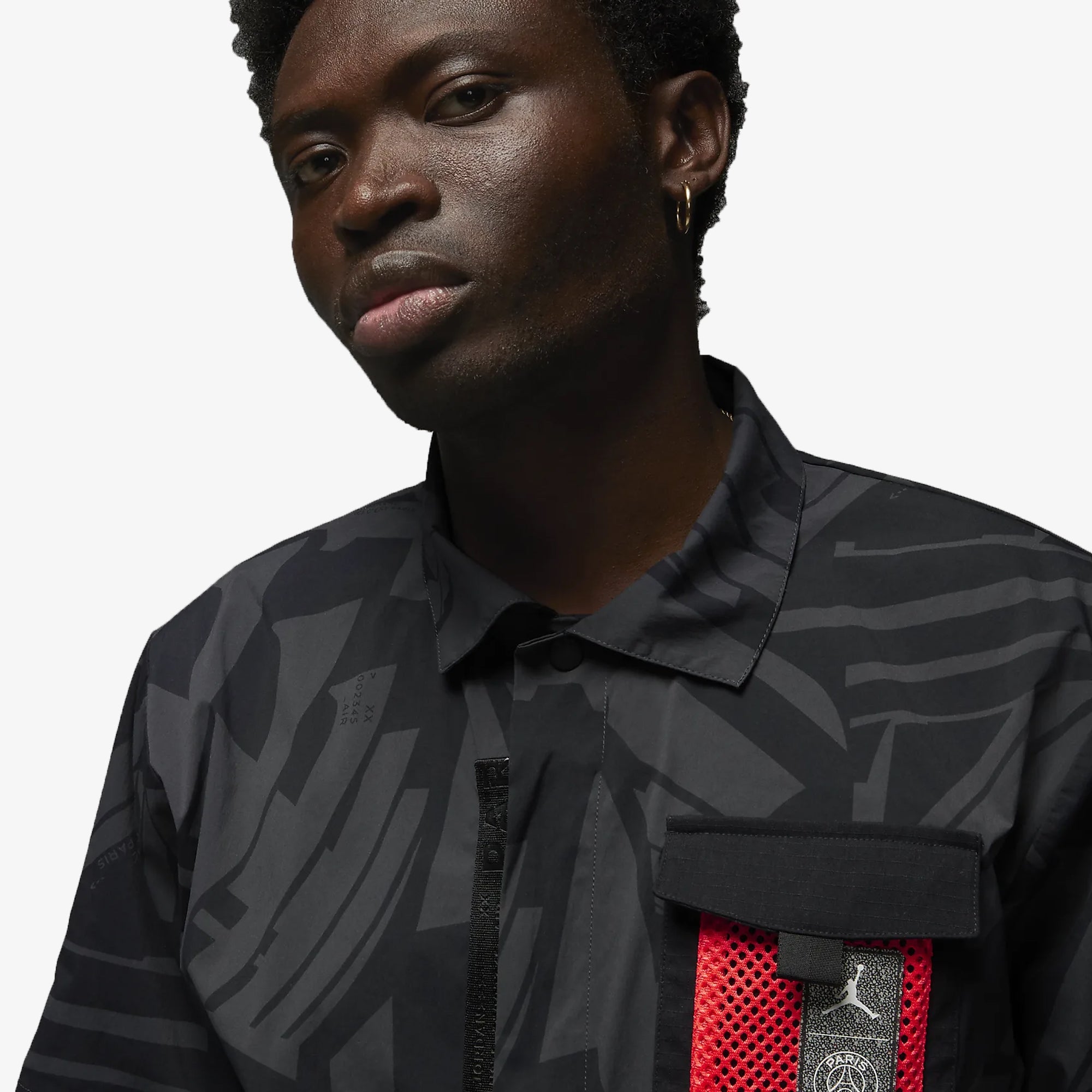 Jordan | PARIS SAINT-GERMAIN { BLACK/DARK SMOKE GREY - view 2