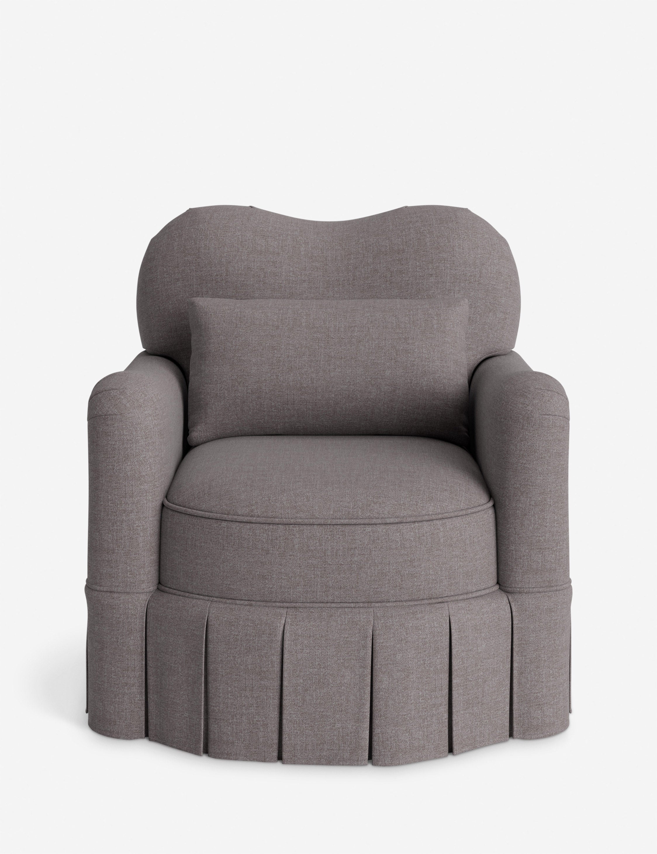 Lulu and Georgia Middleton Skirted Accent Chair by Ginny Macdonald - view 3