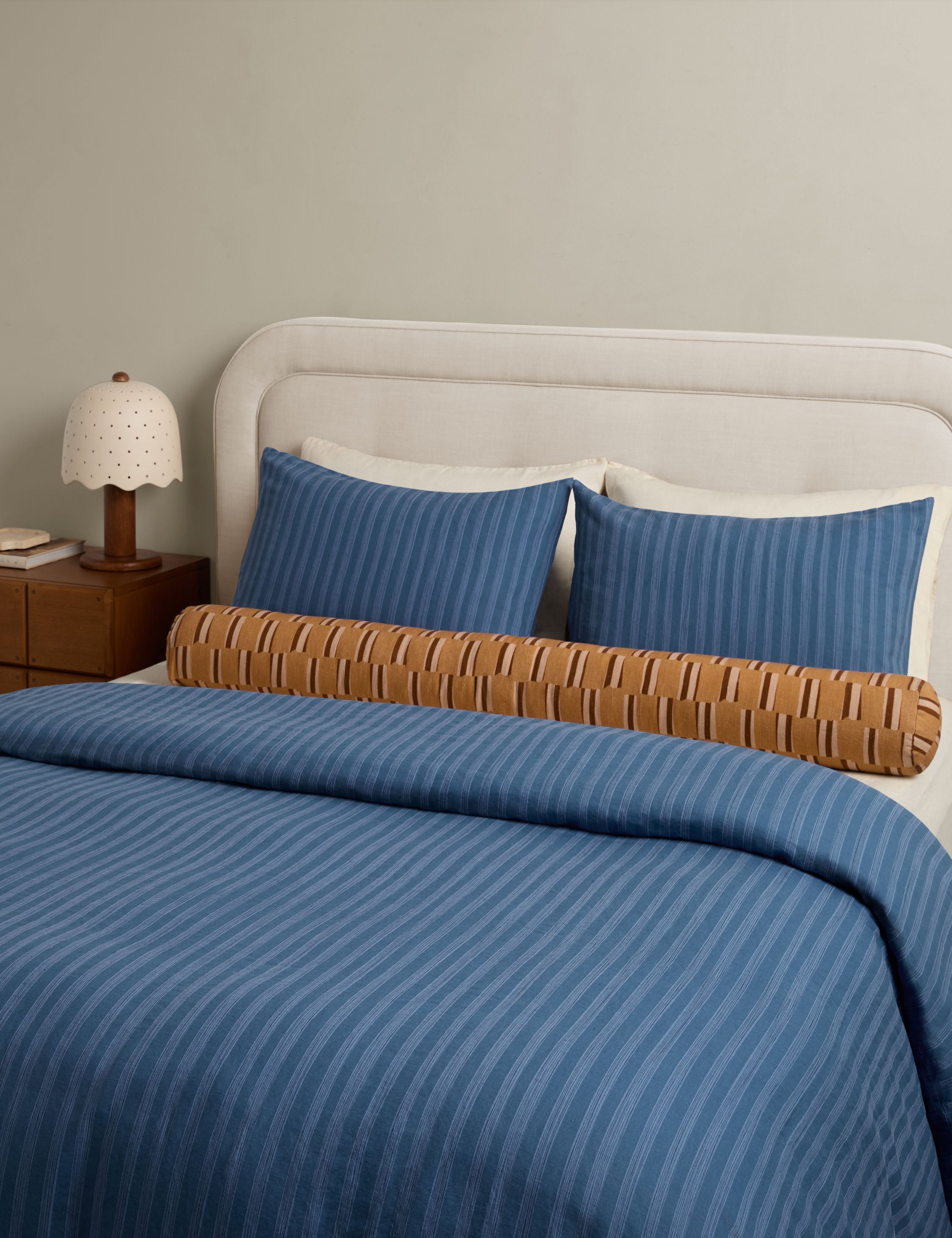 Lulu and Georgia Oja Linen Cotton Duvet Cover by Sarah Sherman Samuel