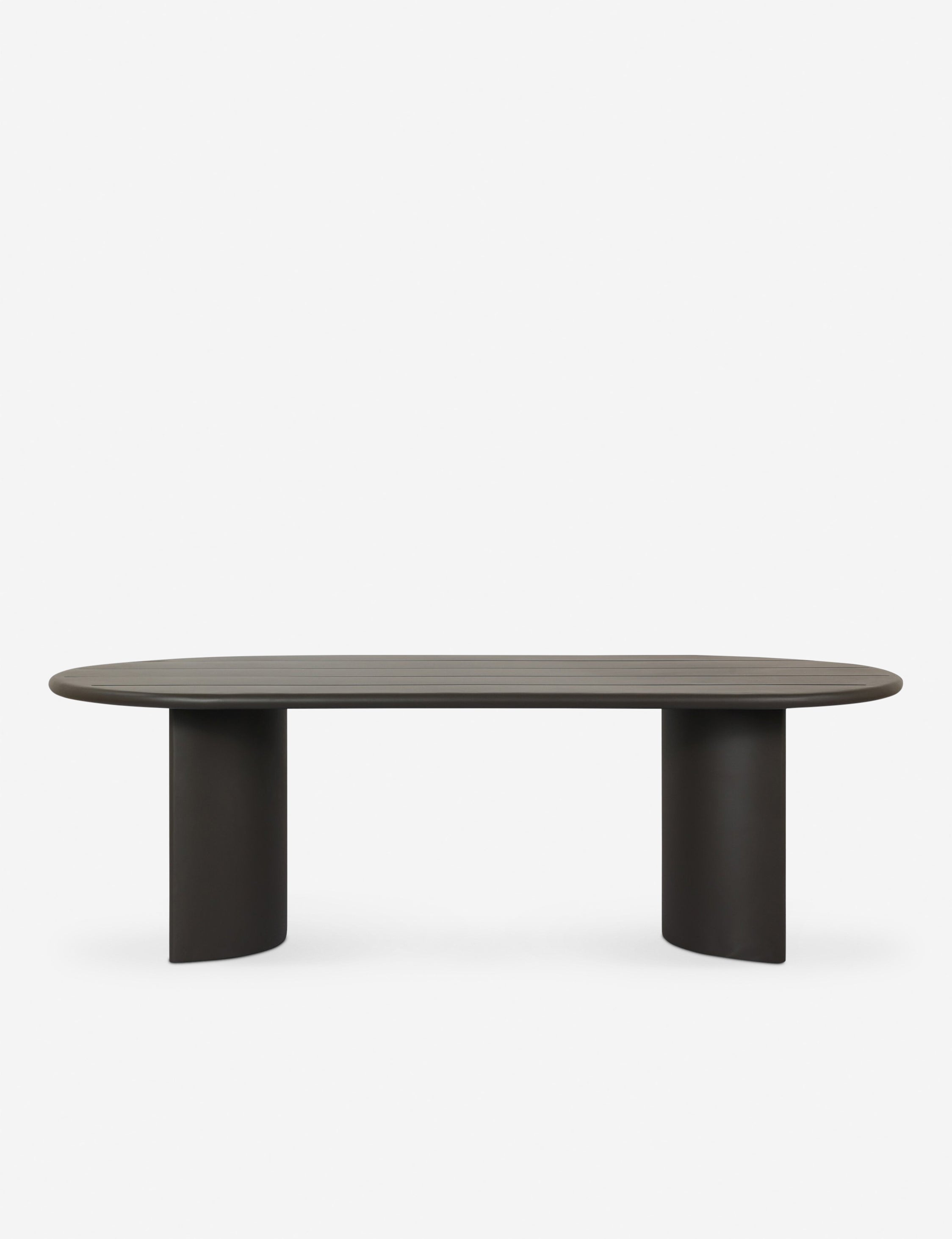 Lulu and Georgia Gilda Outdoor Oval Dining Table - view 3