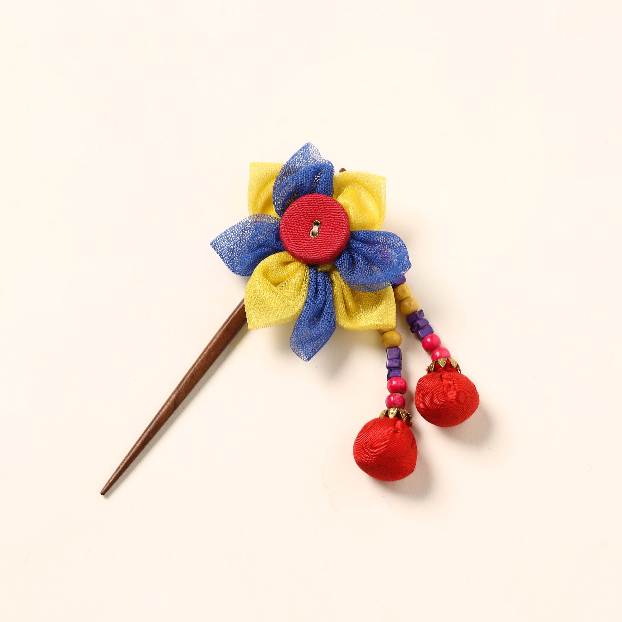 JALPARI Handmade Crochet Wooden Juda Stick 13