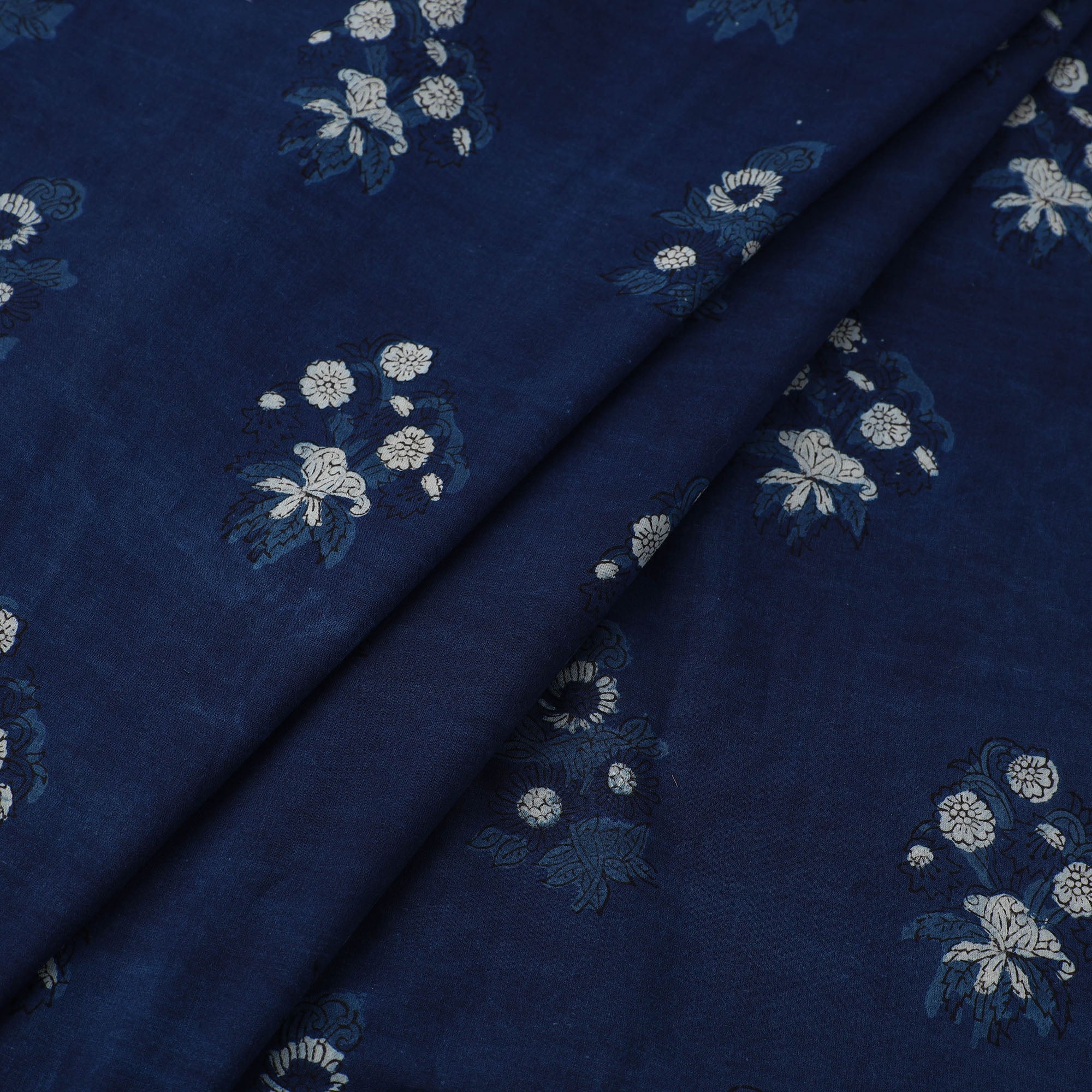 HAVELI CHRONICLES Block Printed Cotton Jahota Fabric 16 - view 2
