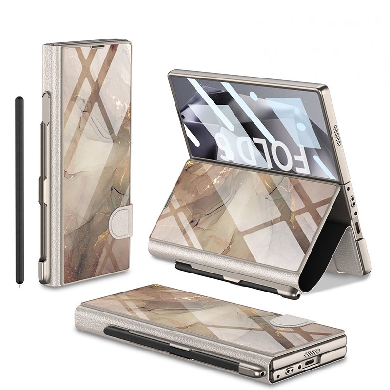 Million Cases Galaxy Z Fold6 Premium Marble Pattern Case