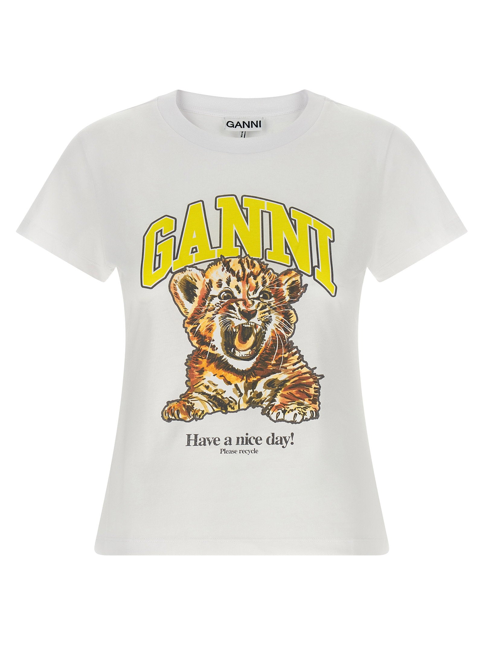 Ganni Tiger T-shirt – 100% organic cotton