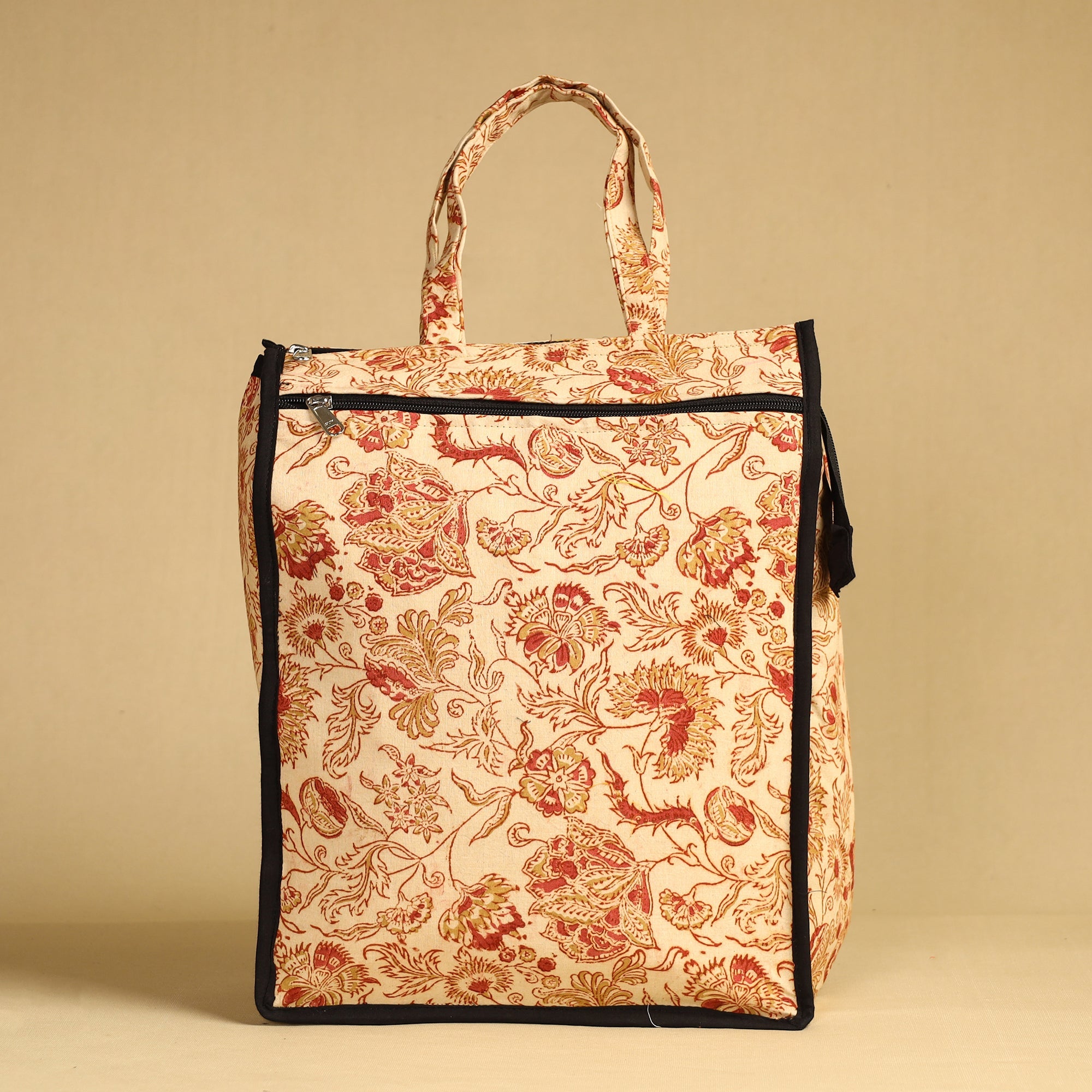 NOORI BAZAR Beige - Handcrafted Cotton Shopping Bag 25