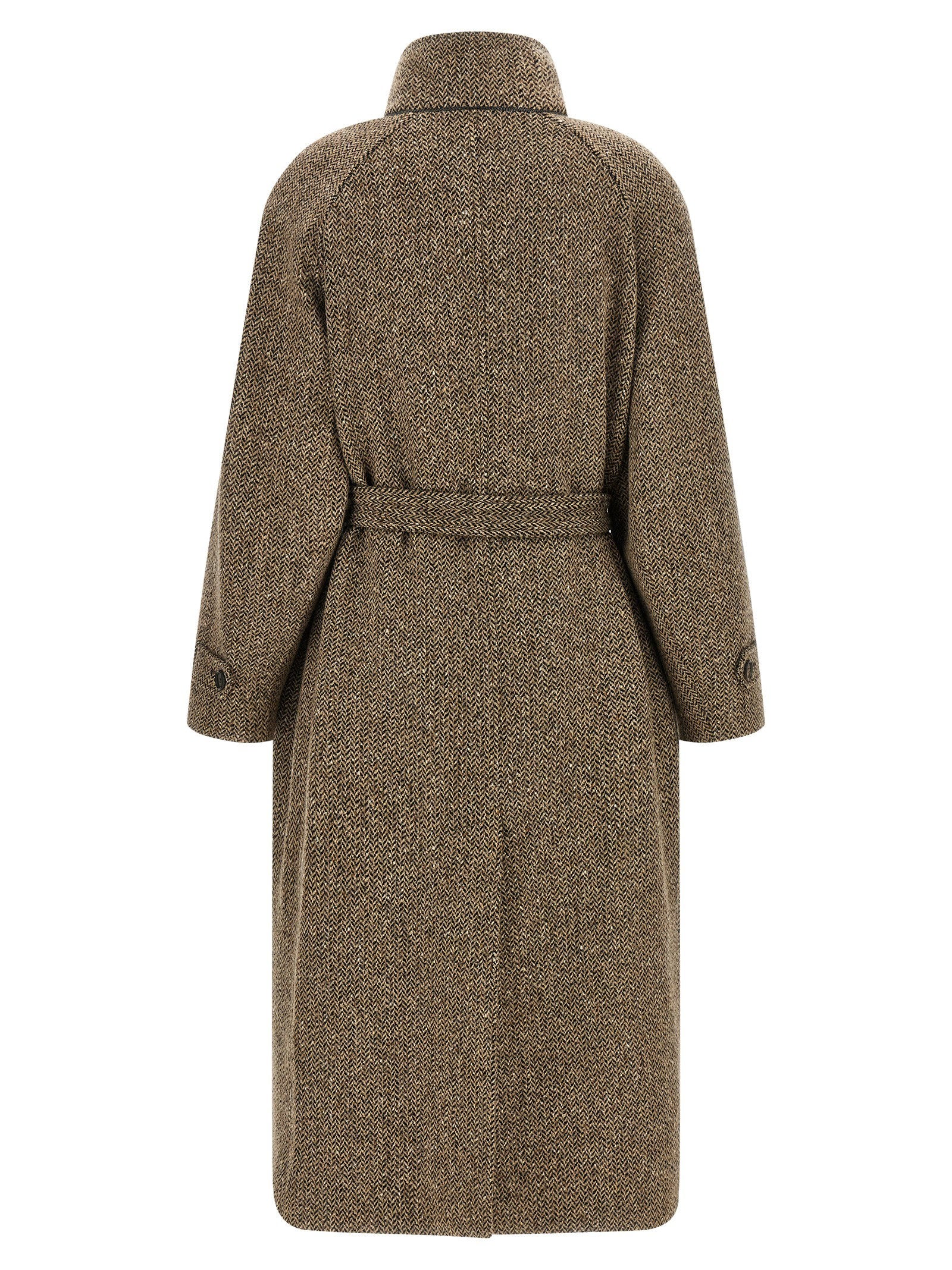 Brunello Cucinelli Sparkling Virgin Wool Coat - view 2